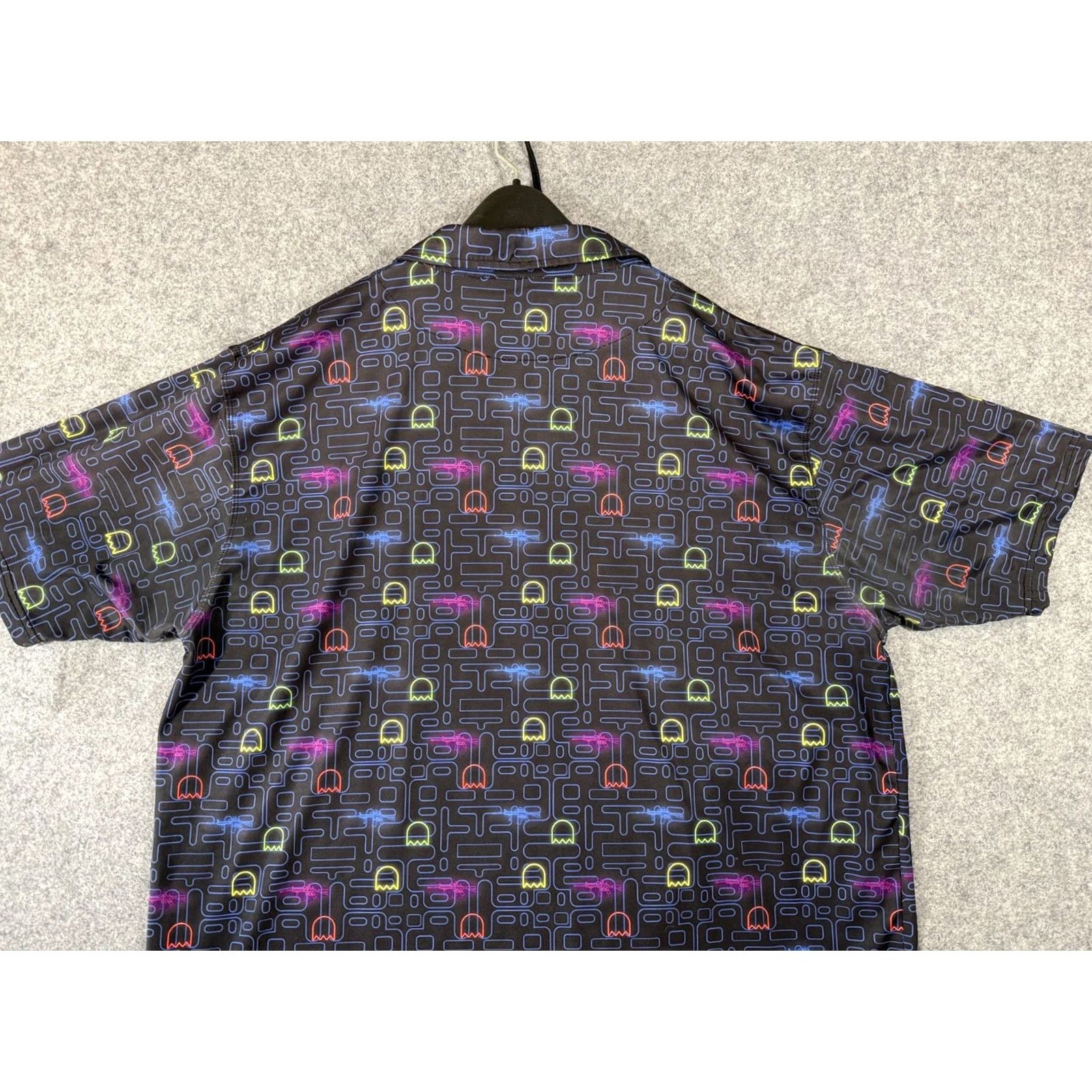 Vintage Greater Half Polo Shirt Mens 2XL Black iPack Graphic Golf Performance Logo Pac-Man AR-15 Polo Mens 2XL Black iPack Graphic Pac-Man AR-15 Size US XXL / EU 58 / 5 - 7 Thumbnail
