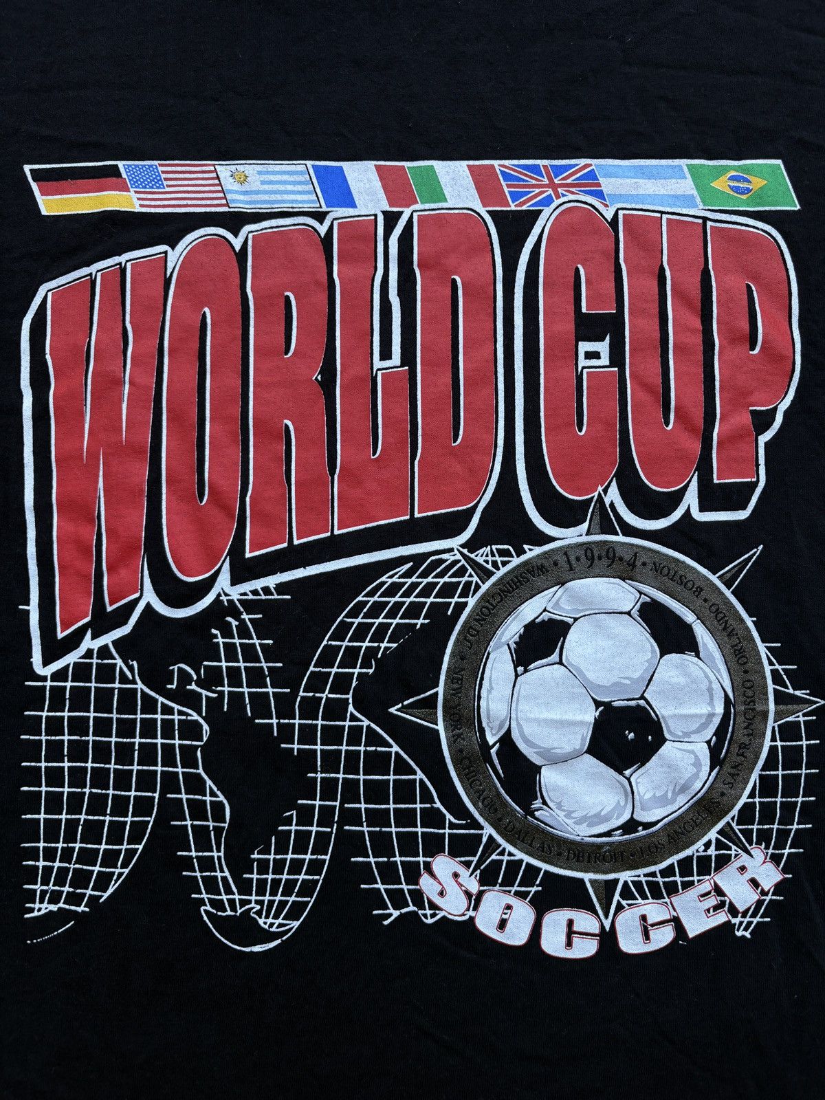 Delta Vintage 1994 USA, Orlando “FIFA World Cup” T-Shirt Size XL Size US XL / EU 56 / 4 - 4 Thumbnail