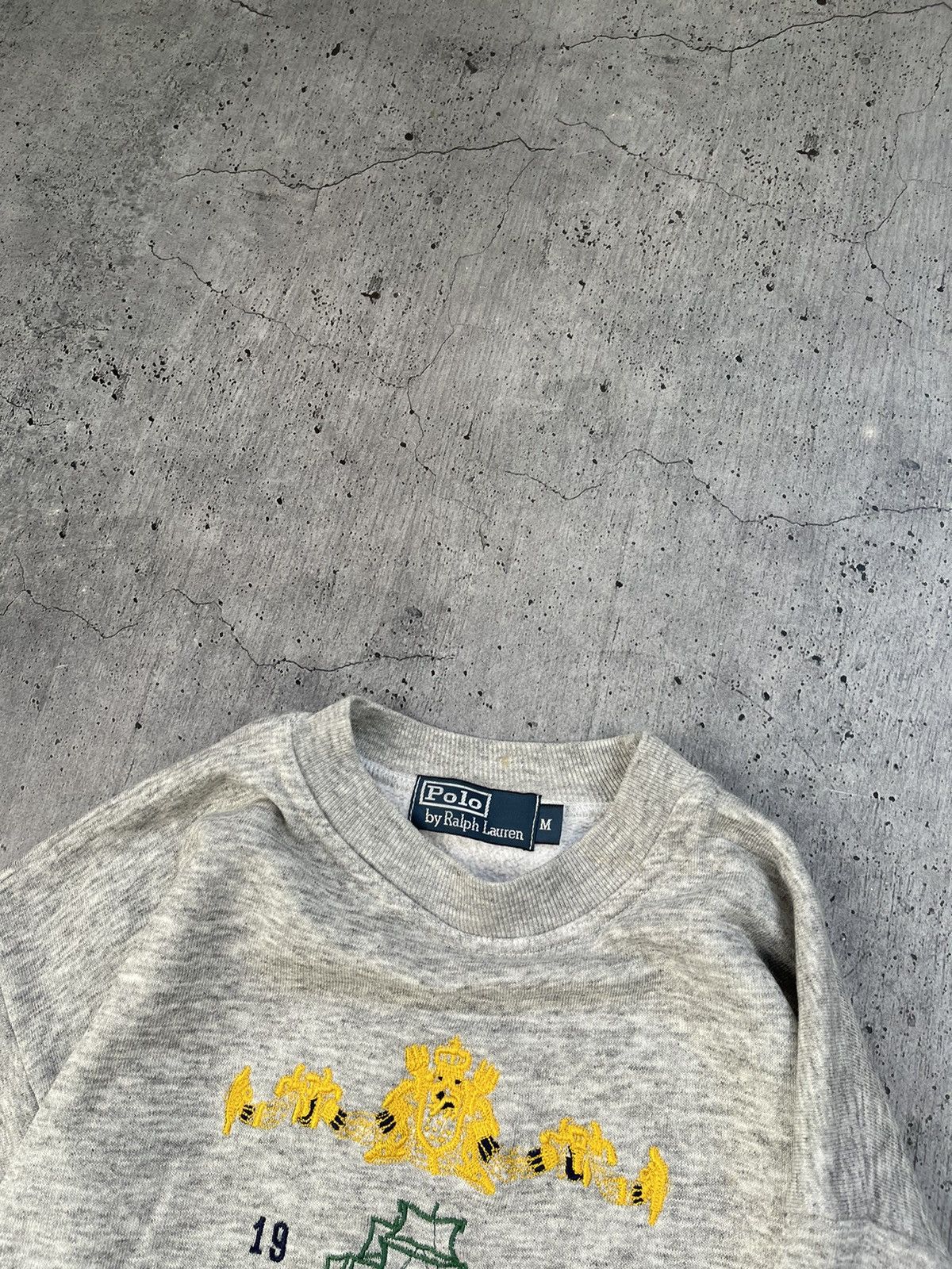 Polo Ralph Lauren × Ralph Lauren RALPH LAUREN Sail Boat Regatta Grey Sweatshirt Size US M / EU 48-50 / 2 - 3 Thumbnail