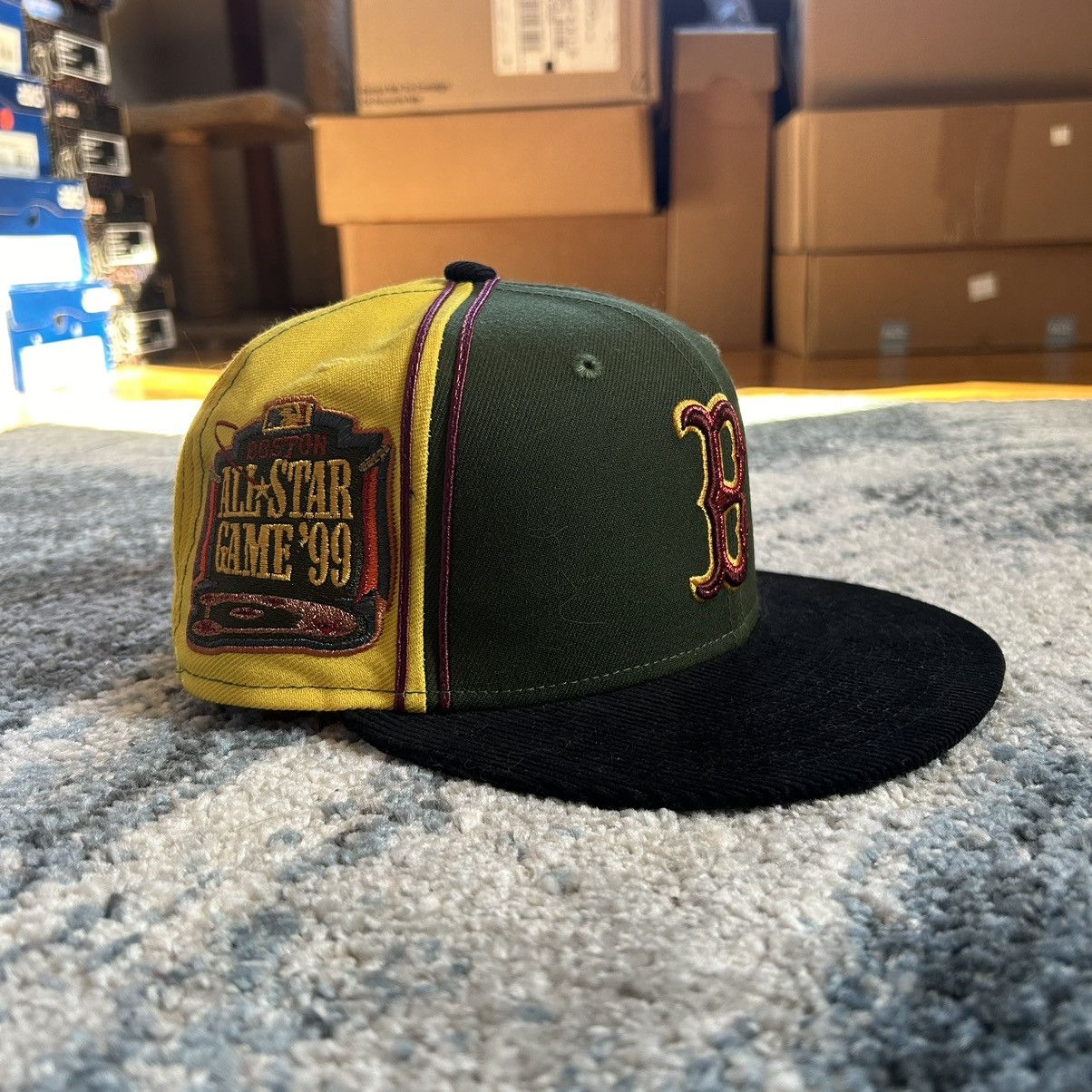 MLB × MyFitteds × New Era 7 1/4 BOSTON RED SOX BOBA FETT STAR WARS ASYMMETRY CORDUROY Size ONE SIZE - 8 Thumbnail