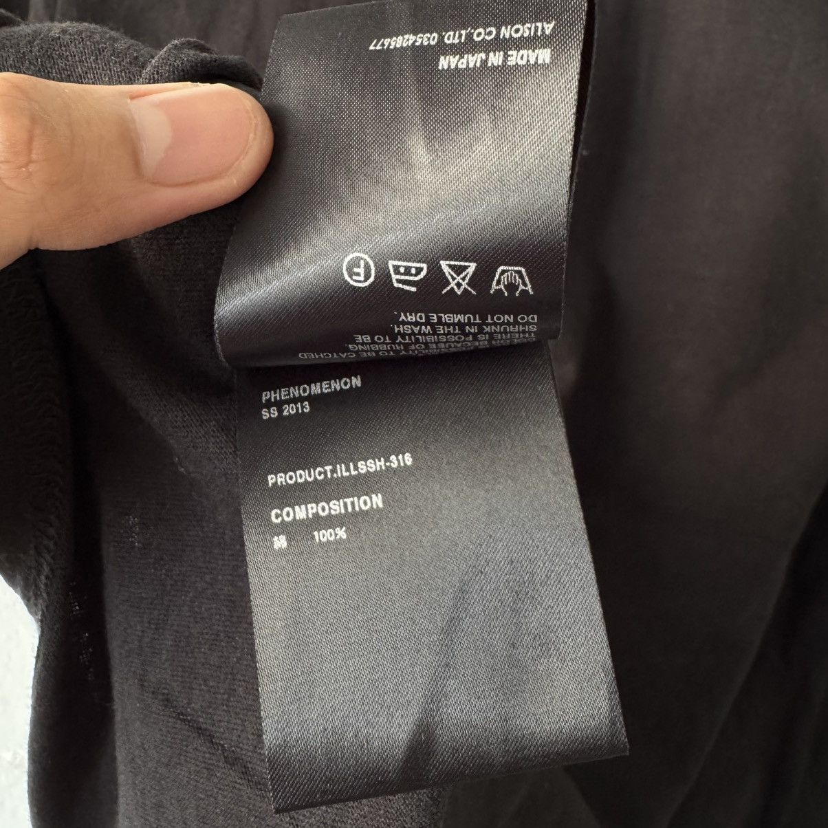 PHENOMENON SS13 Phenomenon Kanji Hiragana Tee Size US M / EU 48-50 / 2 - 8 Thumbnail