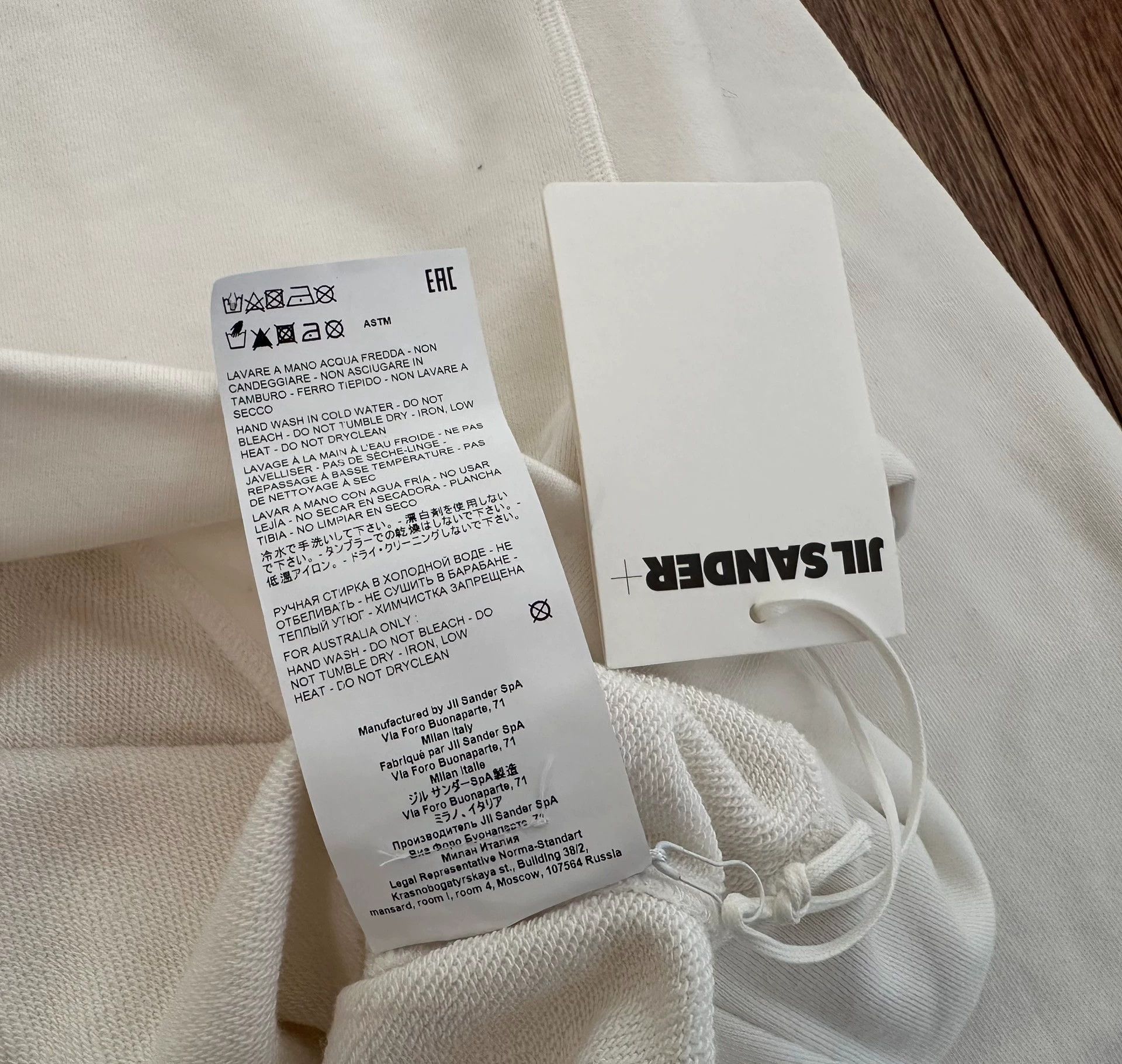 Jil Sander Jil Sander Plus logo organic crewneck sweatshirt M new Size US M / EU 48-50 / 2 - 4 Thumbnail
