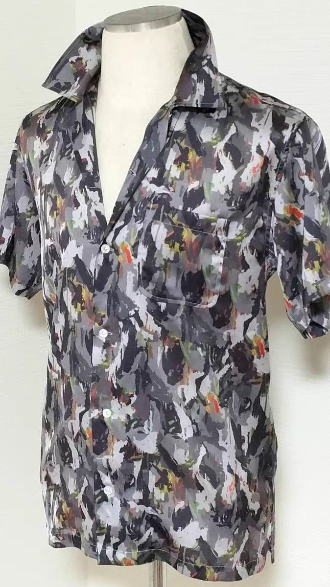 Roar roar Mainline Silk Short Sleeve Shirt K11 Size US M / EU 48-50 / 2 - 1 Thumbnail