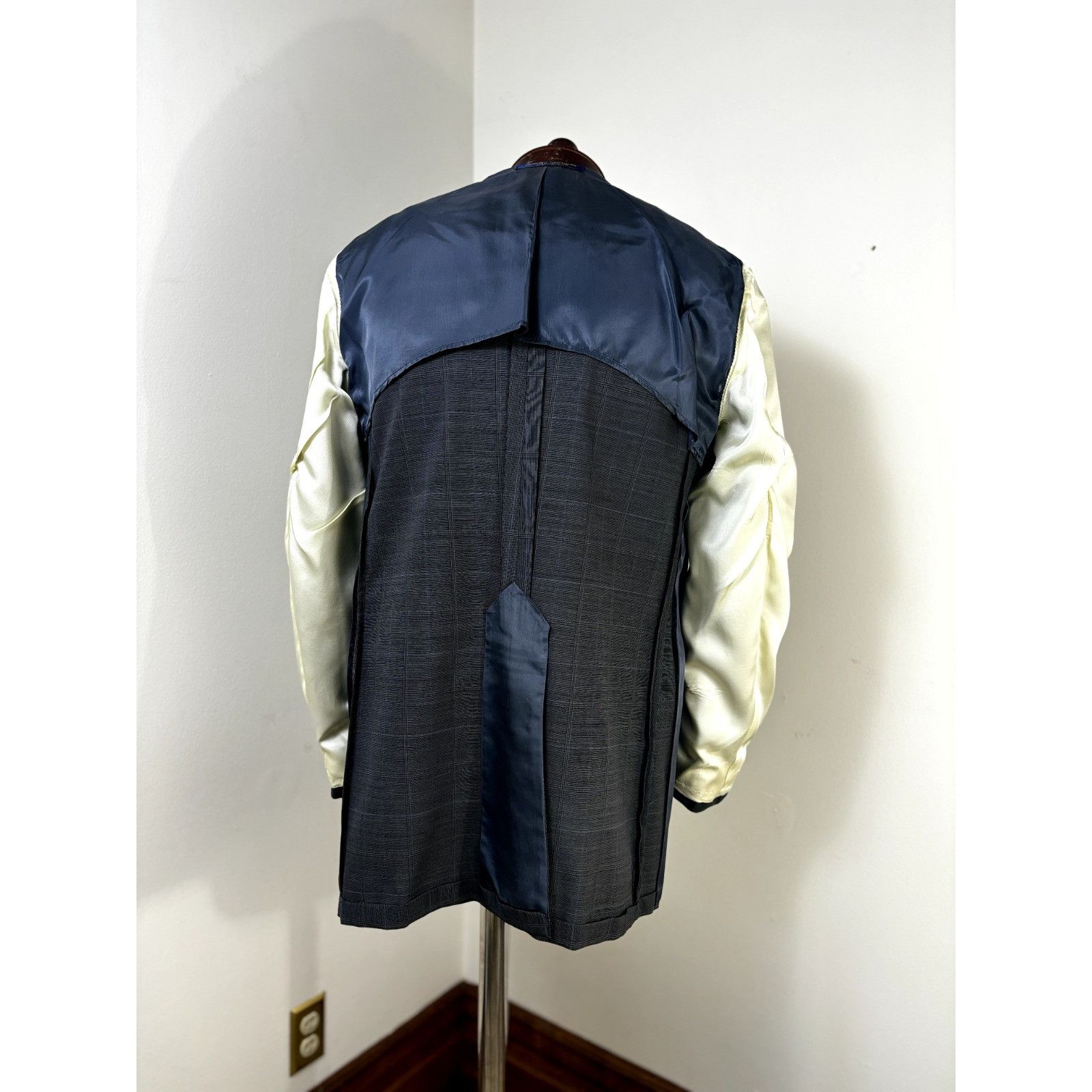 Brooks Brothers Brooks Brother Men's Sport Coat Blazer Size 41L Windowpane G Size 42L - 11 Thumbnail