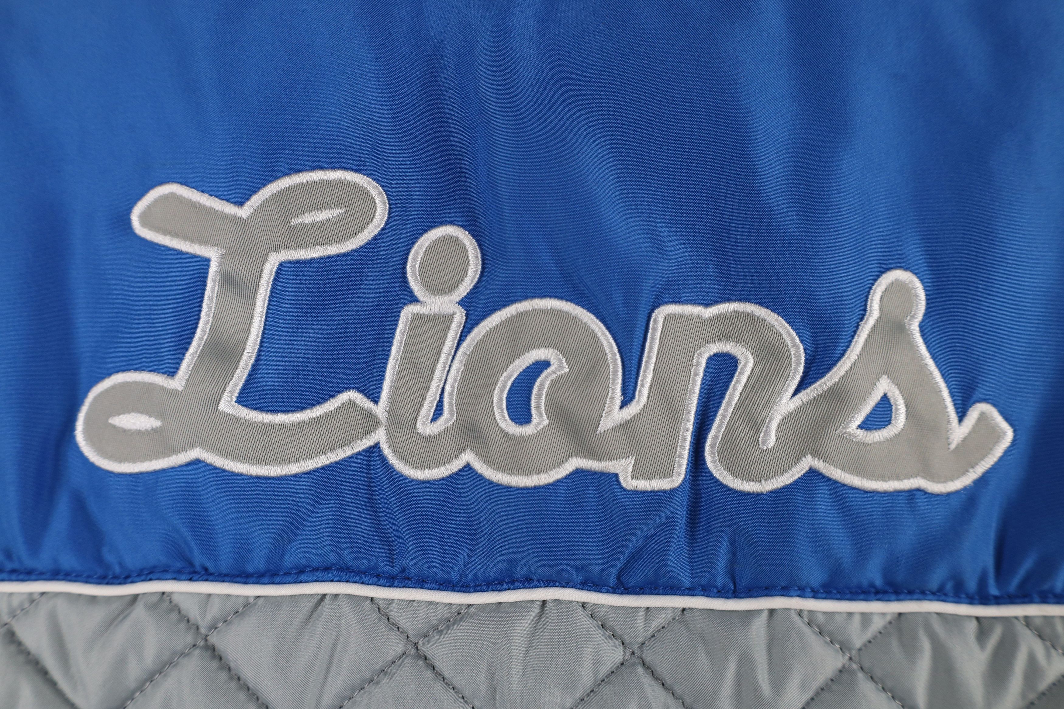 Vintage Vintage NFL Lions Football Quilted Puffer Vest Jacket Size M / US 6-8 / IT 42-44 - 15 Thumbnail