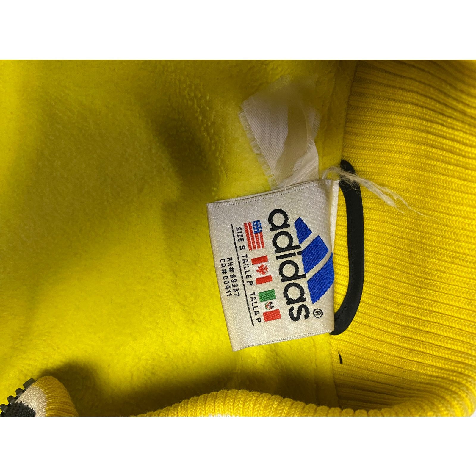 Adidas Vintage 90s Adidas Windbreaker with fleece Black Small Size S / US 4 / IT 40 - 10 Thumbnail