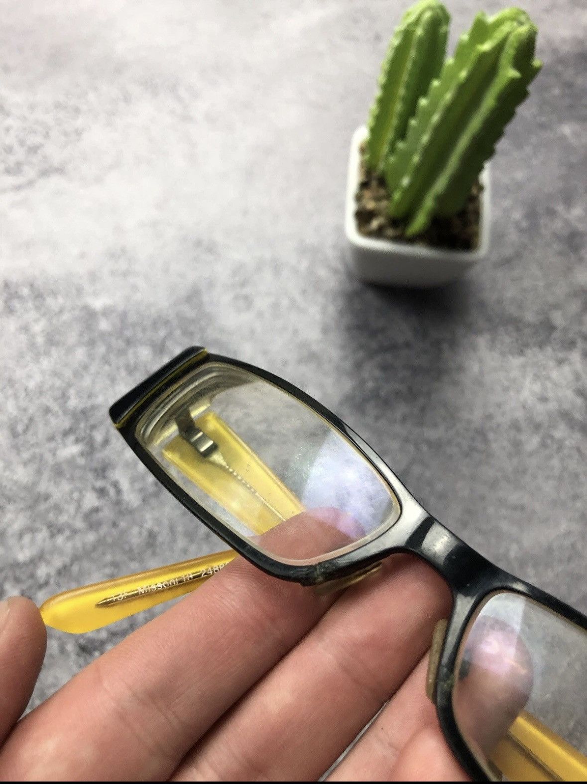 Missoni MISSONI Vintage Rare Big Logo Glasses For Vision Streetwear Size ONE SIZE - 2 Thumbnail