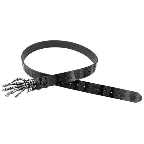 Goods × Japanese Brand Belts Skull Leather Embossed Belt Claw Alloy Buckle Size ONE SIZE - 3 Thumbnail
