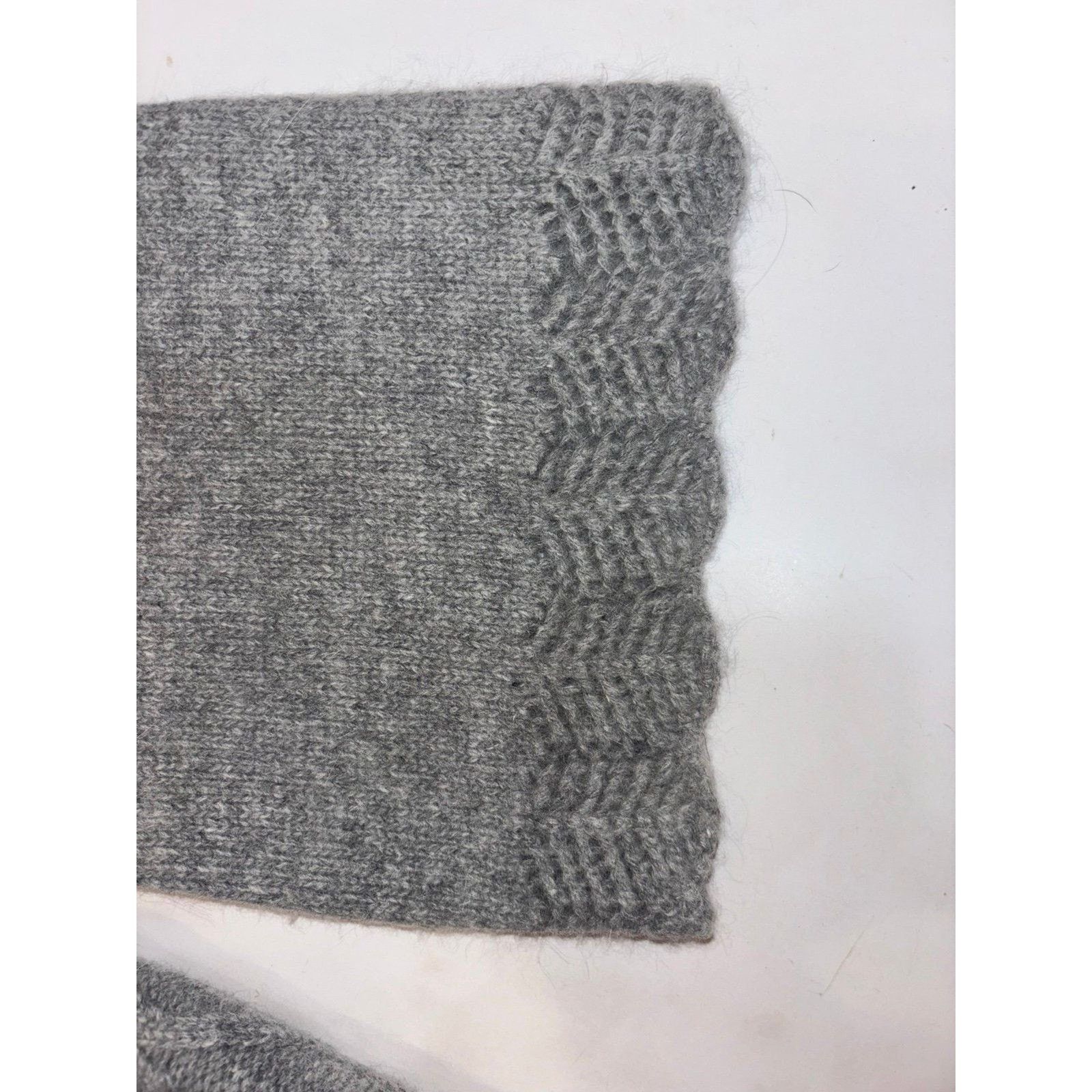 & Other Stories Vintage Lucy & Laurel Gray 100% Lambswool Cardigan Sweater Size M / US 6-8 / IT 42-44 - 5 Thumbnail