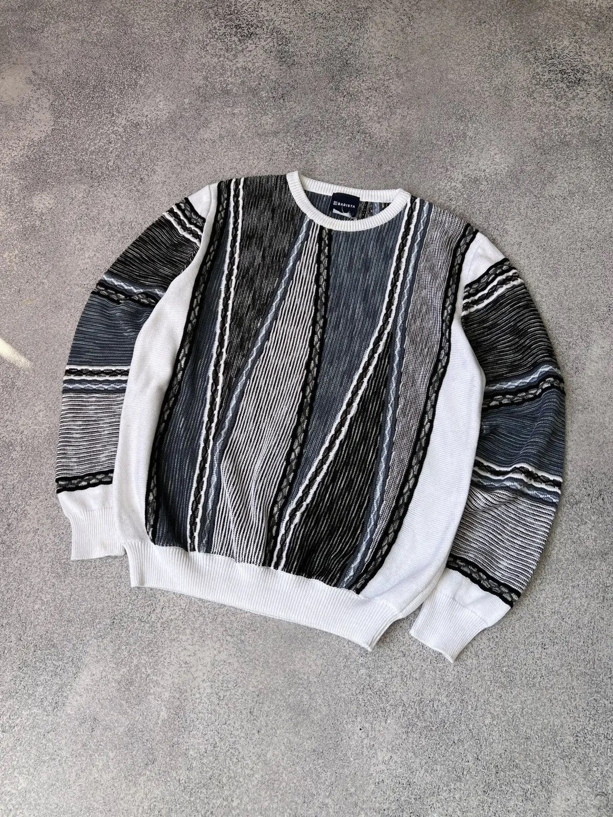 Designer × Vintage Vintage Y2k Diesel Style Archival Pullover Size US L / EU 52-54 / 3 - 4 Thumbnail