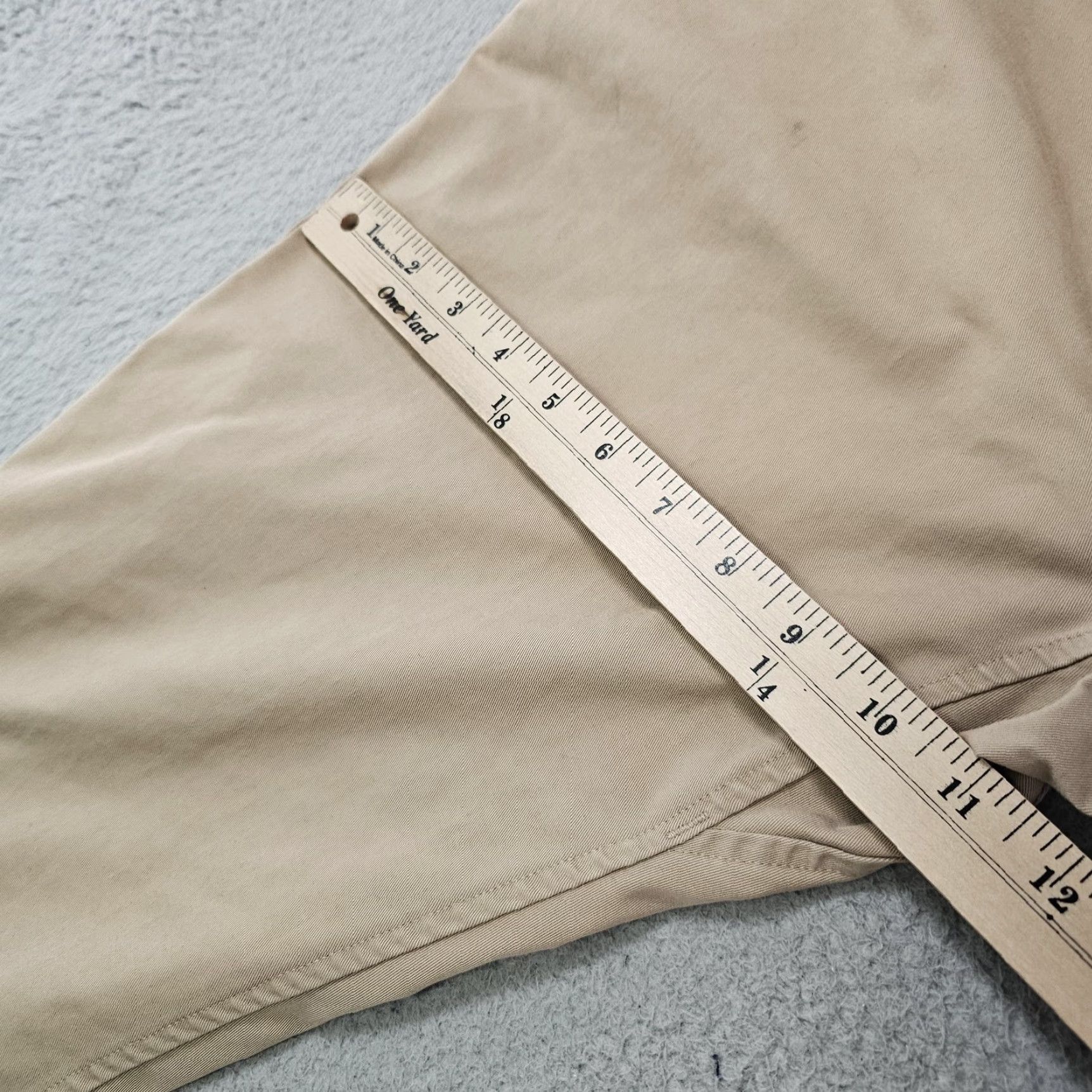 Nike Nike SB Chino Pants Mens 32 Beige Stretch Casual 937986-235 Pants Flat Front Zip Size US 32 / EU 48 - 7 Thumbnail