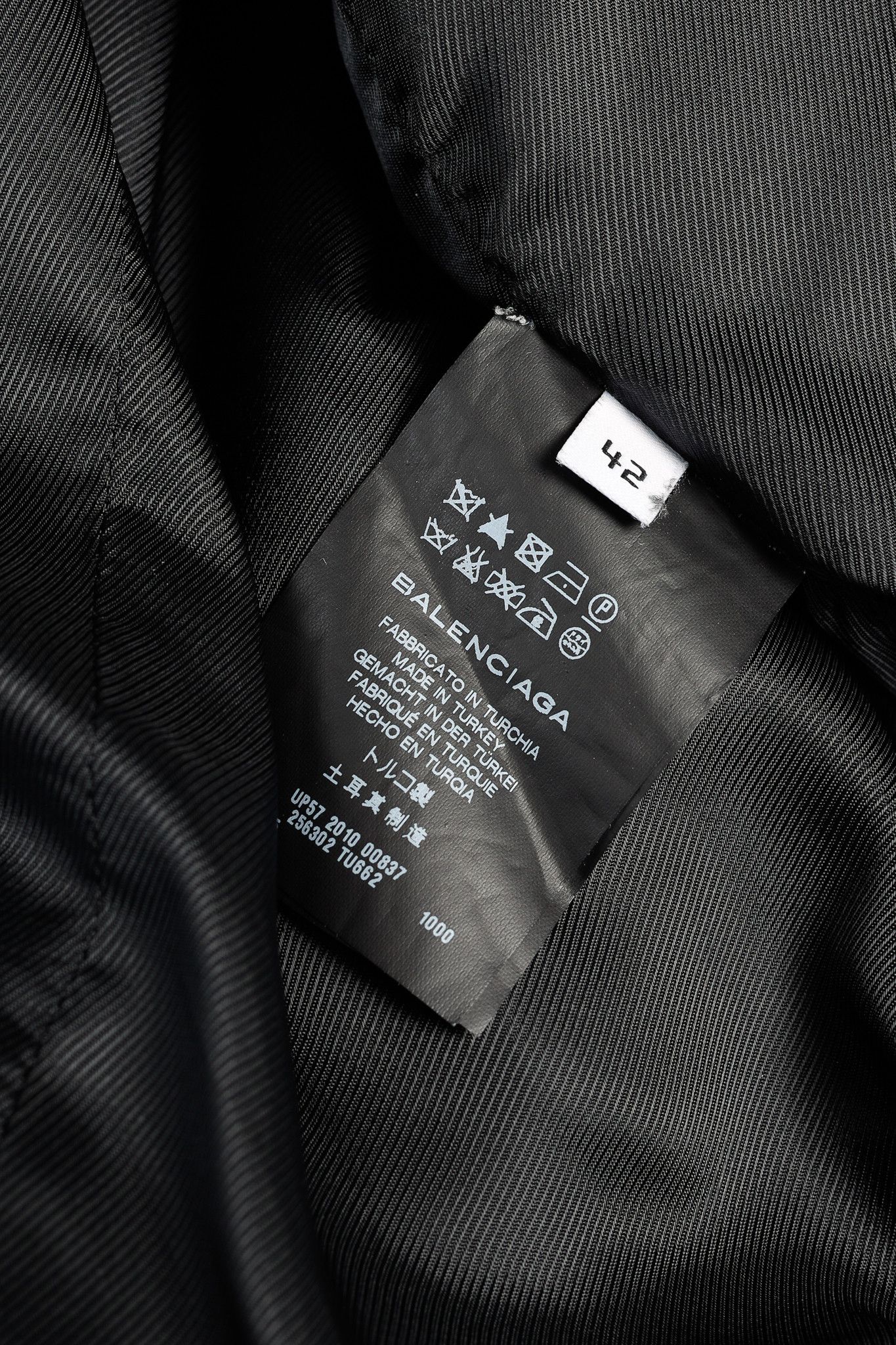 Acne Studios Balenciaga Black Lambskin-Leather Moto Jacket Size M / US 6-8 / IT 42-44 - 10 Thumbnail