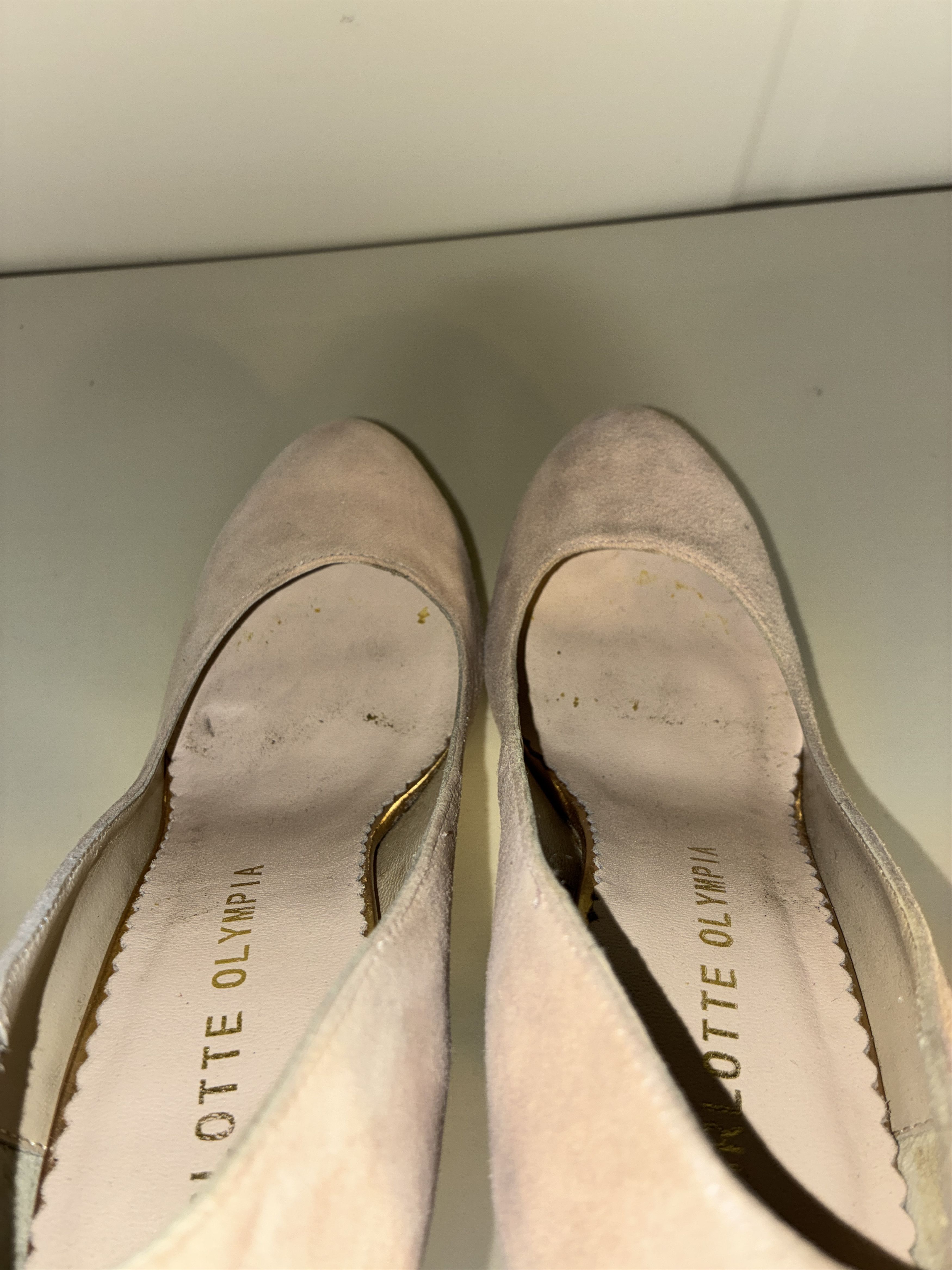 Charlotte Olympia Charlotte Olympia DOLLY Platform Pumps Heels Suede Shoes 38 Size US 7.5 / IT 37.5 - 8 Thumbnail