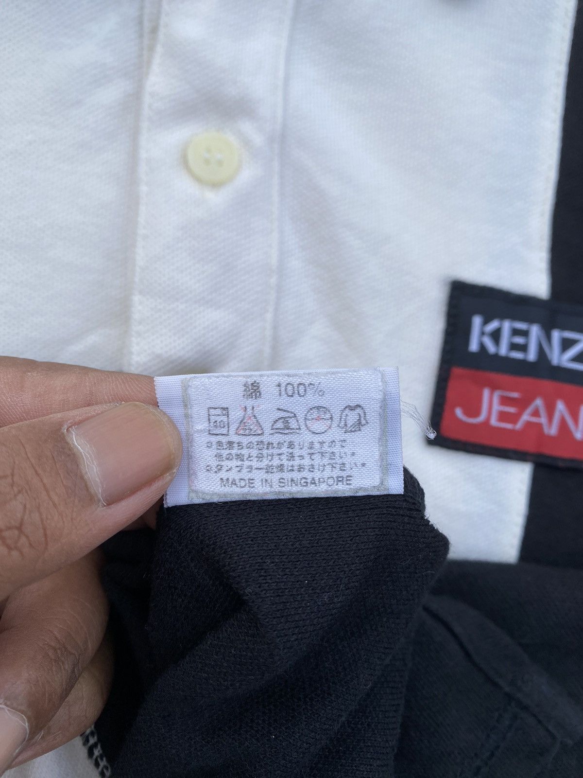 Kenzo Rare Vintage KENZO Spellout Polo Shirt Size US M / EU 48-50 / 2 - 13 Thumbnail