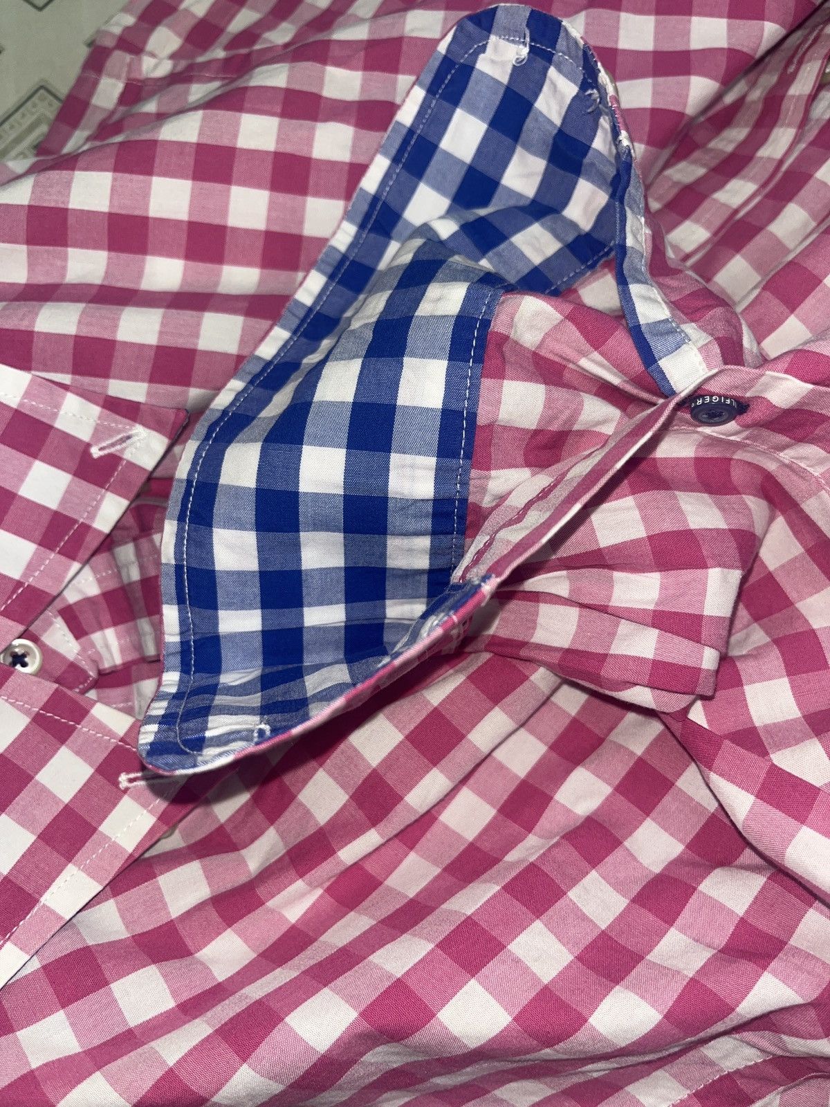 Tommy Hilfiger TOMMY HILFIGER CHECKED SHIRT Size US L / EU 52-54 / 3 - 4 Thumbnail