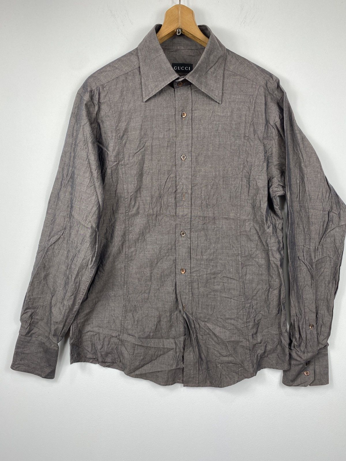 Gucci Gucci long sleeve shirt Size US L / EU 52-54 / 3 - 1 Thumbnail