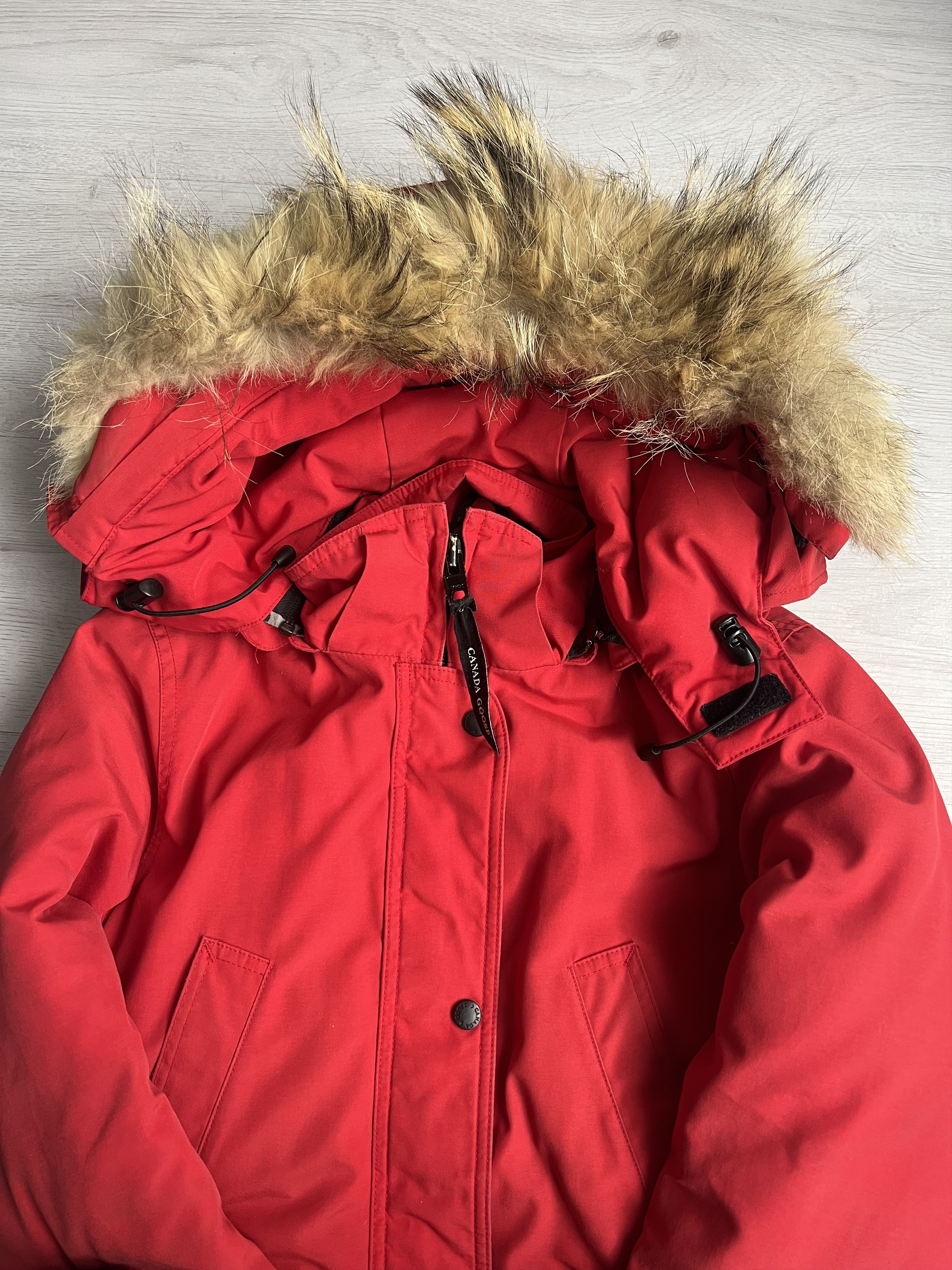 Canada Goose CANADA GOOSE LADIES TRILLIUM PARKA - Red 6550L R Down Size XS / US 0-2 / IT 36-38 - 2 Thumbnail