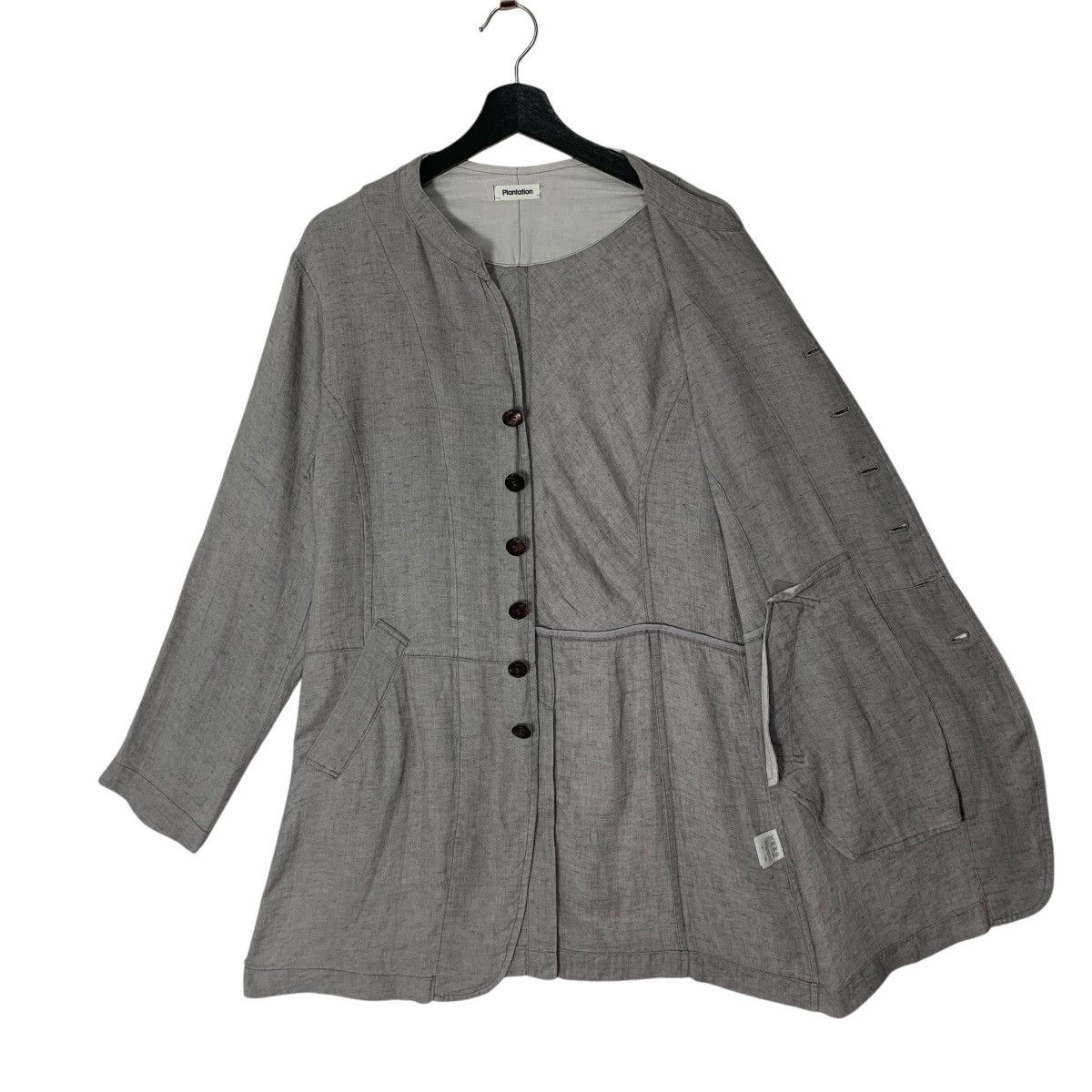 Designer plantation Issey Miyake Designer Luxury Cardigan Jacket Size S / US 4 / IT 40 - 4 Thumbnail