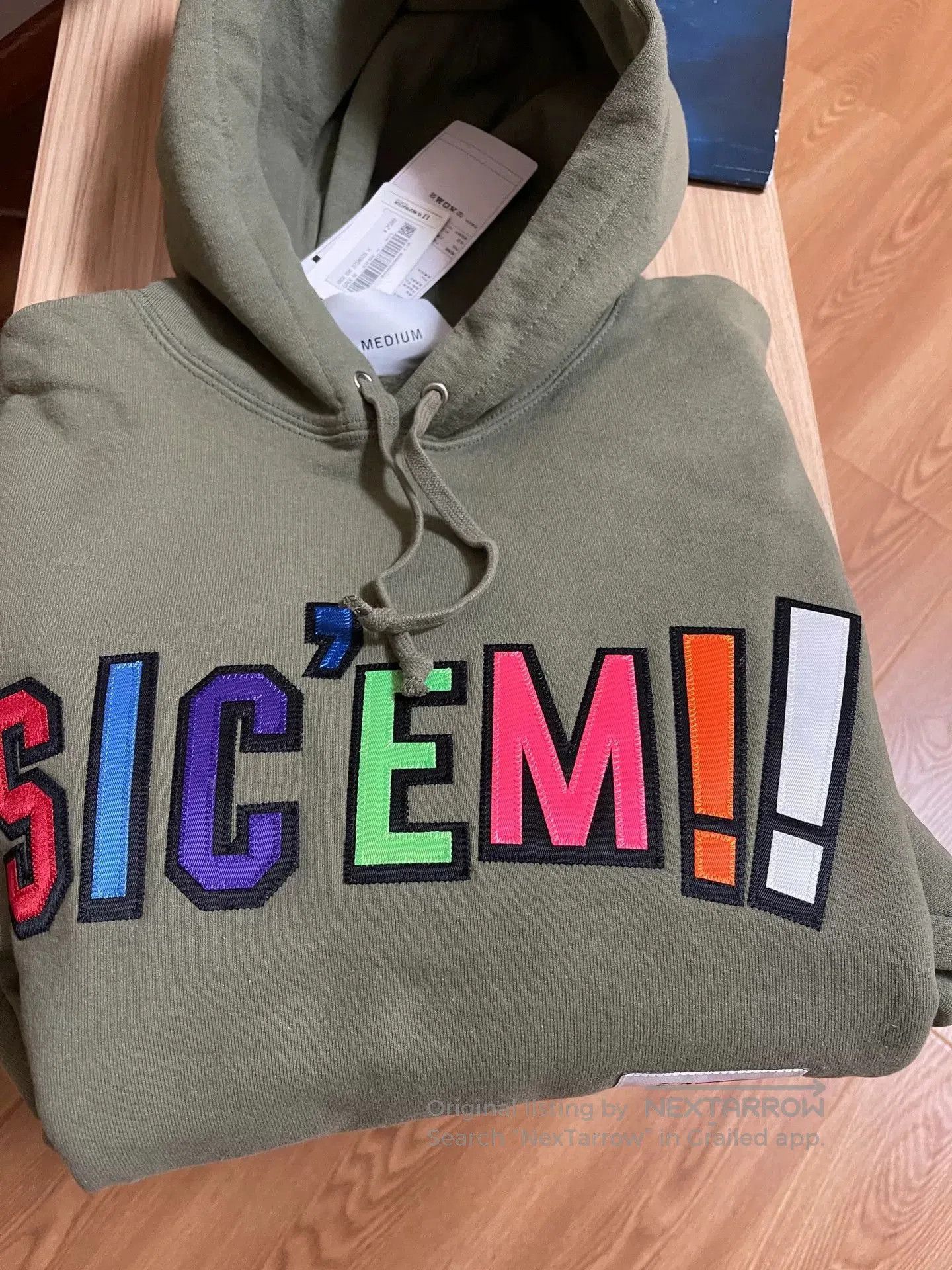 Wtaps Supreme x WTAPS 21FW Green Hoodie. Size US M / EU 48-50 / 2 - 1 Thumbnail