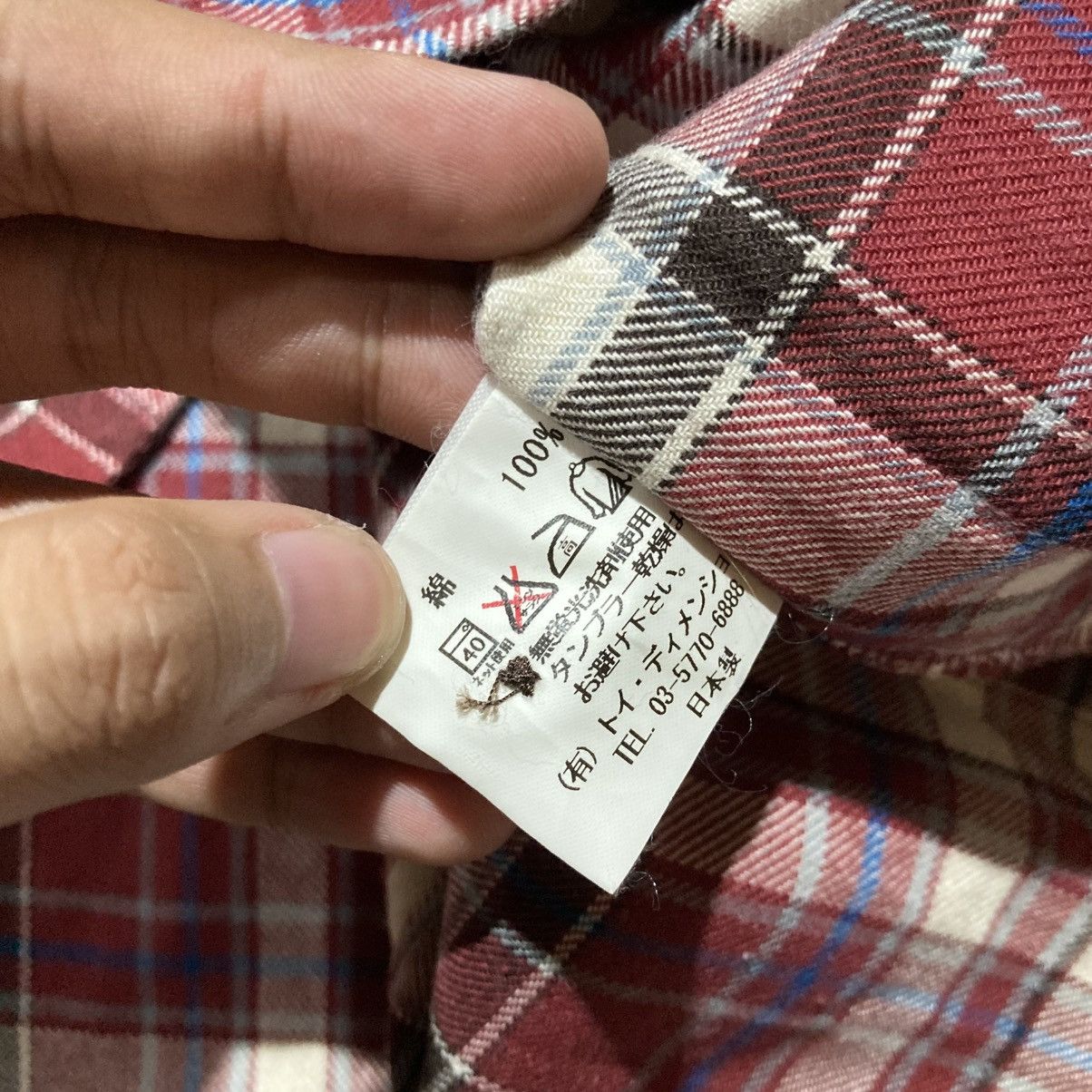 GOSTAR DE FUGA 🇯🇵 2000s Gostar De Fuga Flanel Plaid Shirt Button Up Punk Size US S / EU 44-46 / 1 - 16 Thumbnail
