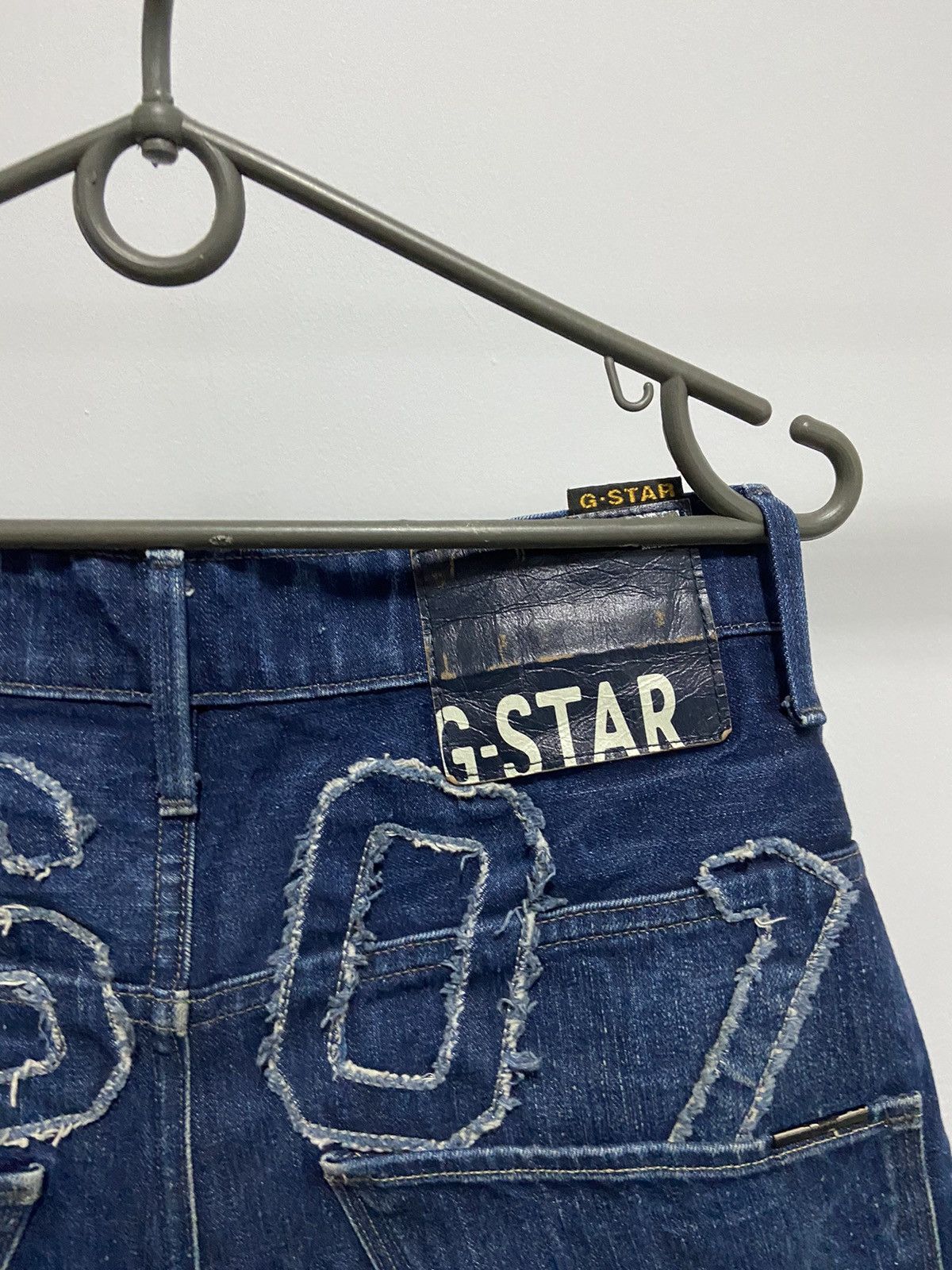G-Star × Vintage G-Star Raw jeans Denim Pants big logo GS01 Size US 31 - 11 Thumbnail