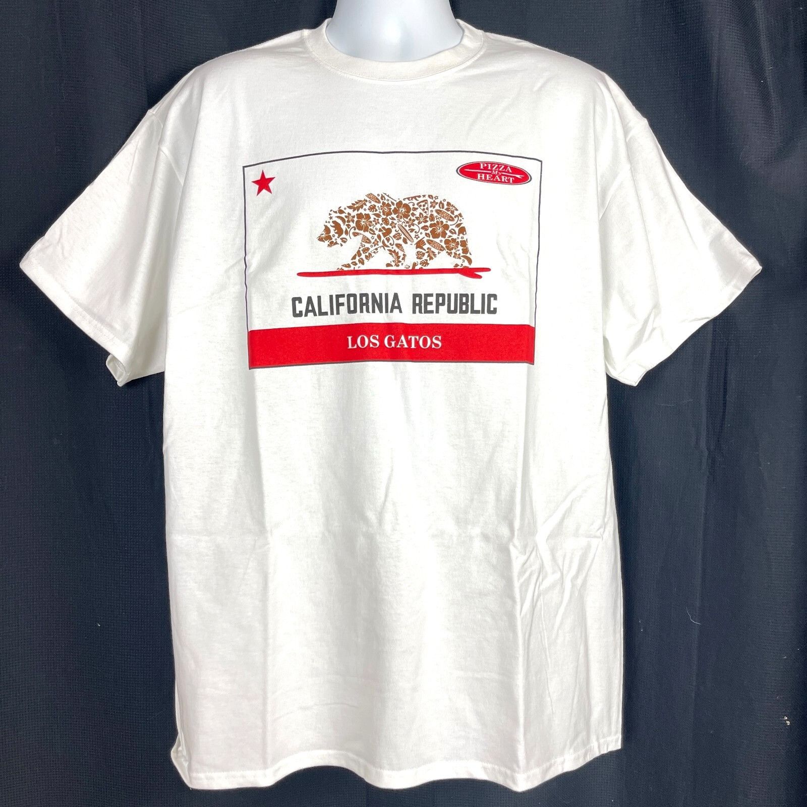 Other Pizza My Heart Los Gatos Mens T-Shirt size XL California Rep Size US XL / EU 56 / 4 - 2 Thumbnail