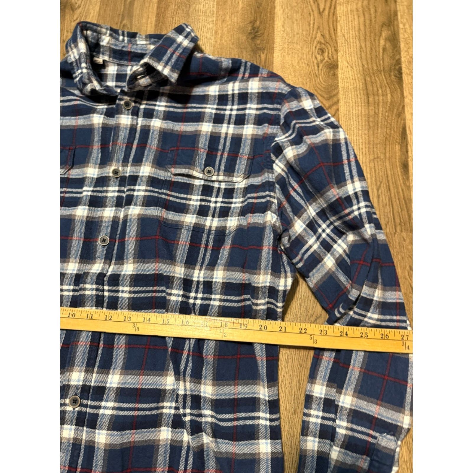 Vintage Jachs Shirt Men's XL Tall Plaid Blue White Red Long Sleeve Button Up Size US XL / EU 56 / 4 - 7 Thumbnail