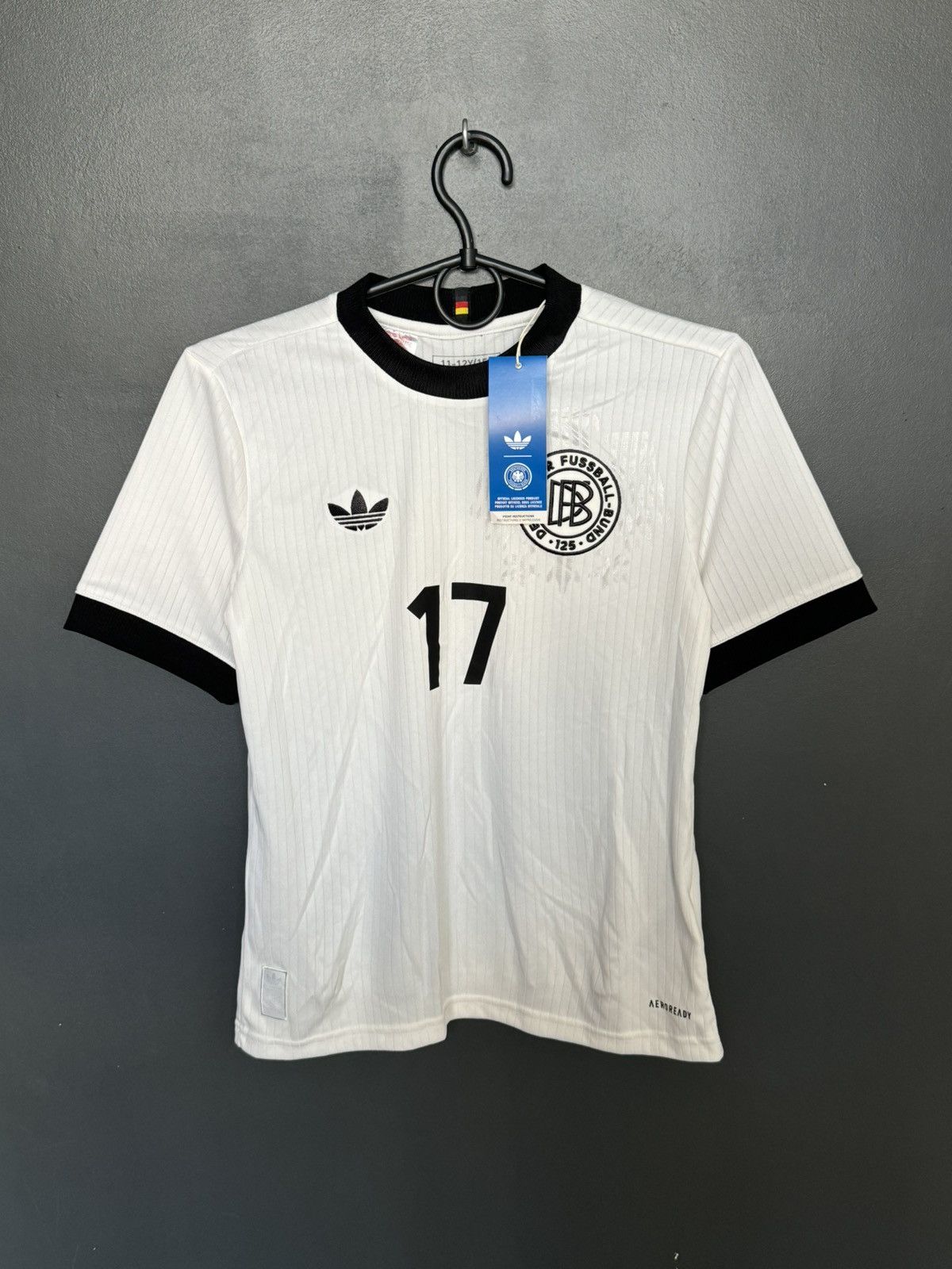 Adidas KIDS New Germany Anniversary 125 Wirtz Football Jersey Size US XS / EU 42 / 0 - 2 Thumbnail
