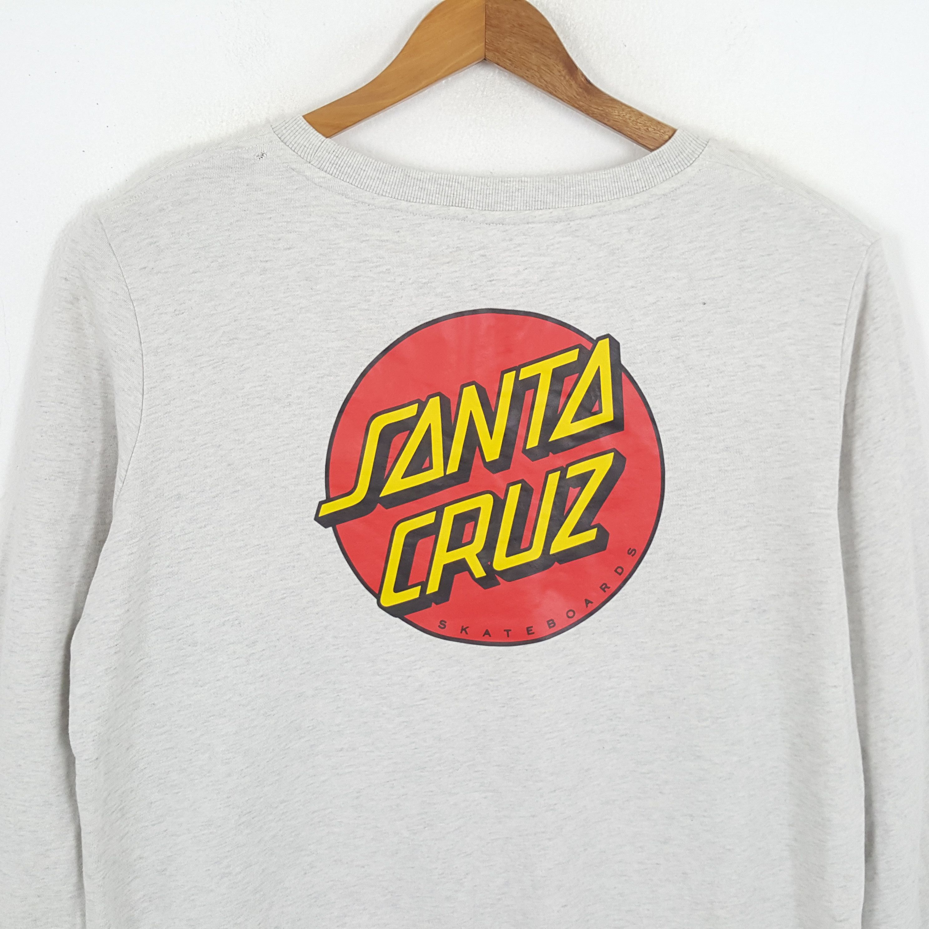 Santa Cruz Skateboards × Vintage Vintage SANTA CRUZ SKATEBOARDS Skateboard Style Sweatshirts Size US XL / EU 56 / 4 - 2 Thumbnail