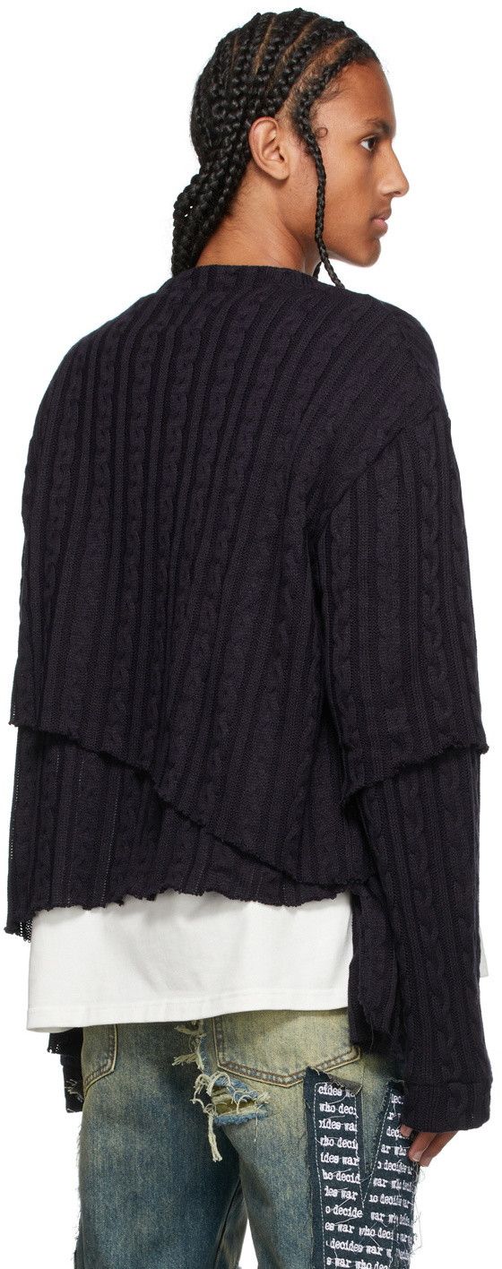 Who Decides War MRDR BRVDO Multilayer Cardigan Who Decides War Ev Bravado Size US XS / EU 42 / 0 - 4 Thumbnail