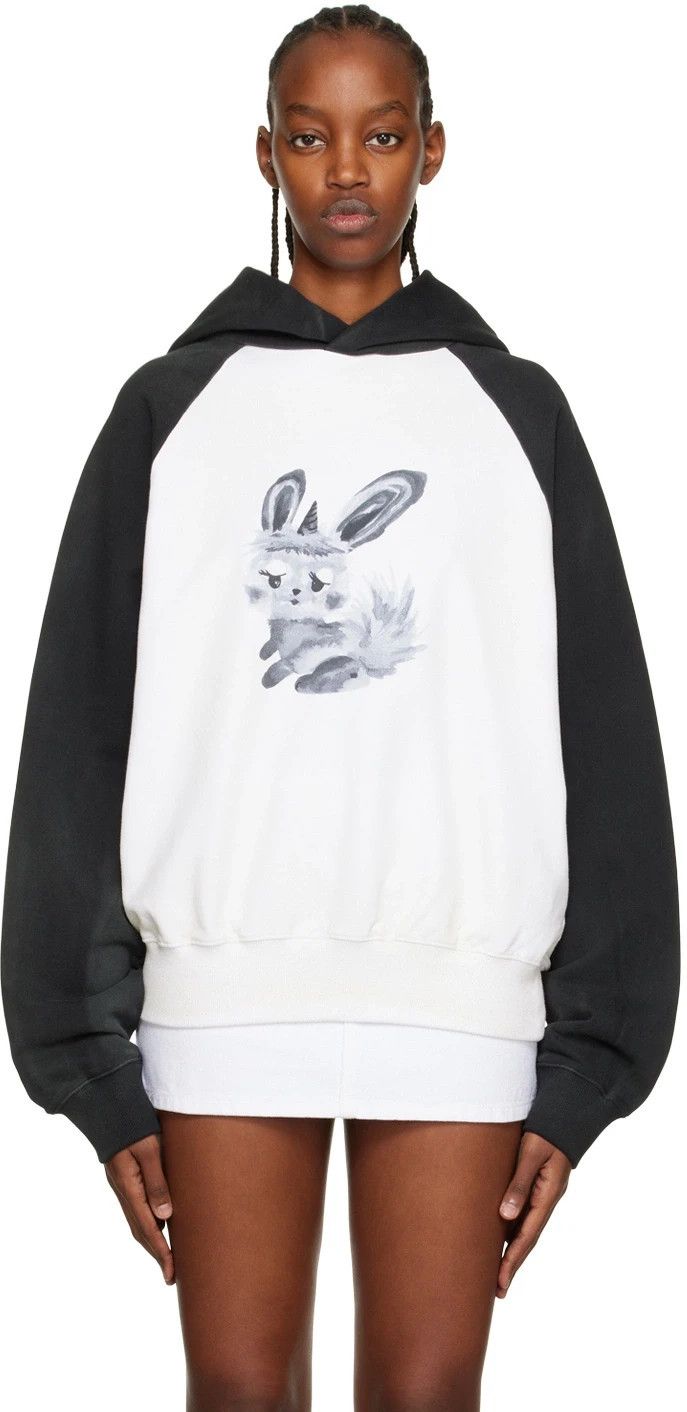 WE11DONE Welldone Rabbit Hoodie Size S Womens Unisex Off-White Sweat Size S / US 4 / IT 40 - 1 Thumbnail