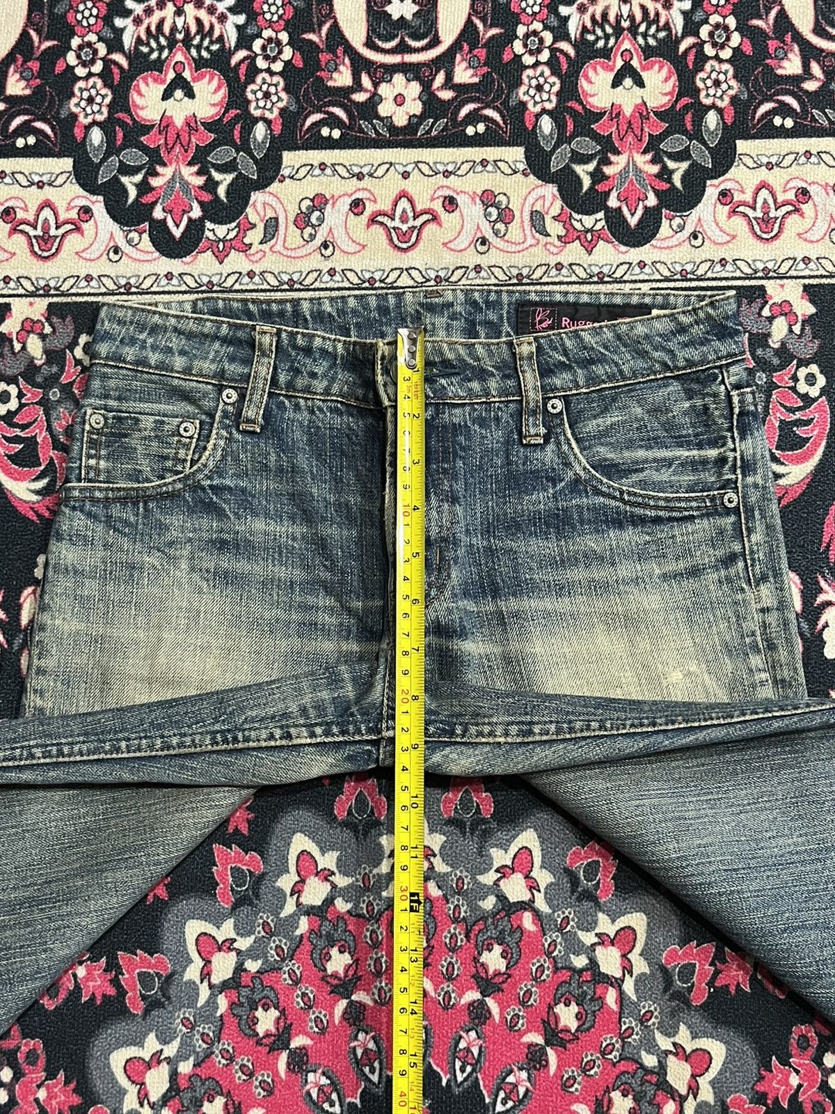 Japanese Brand Japanese Brand Rusty Blue Faded Washed Distressed Jeans Size 26" / US 2 / IT 38 - 12 Thumbnail