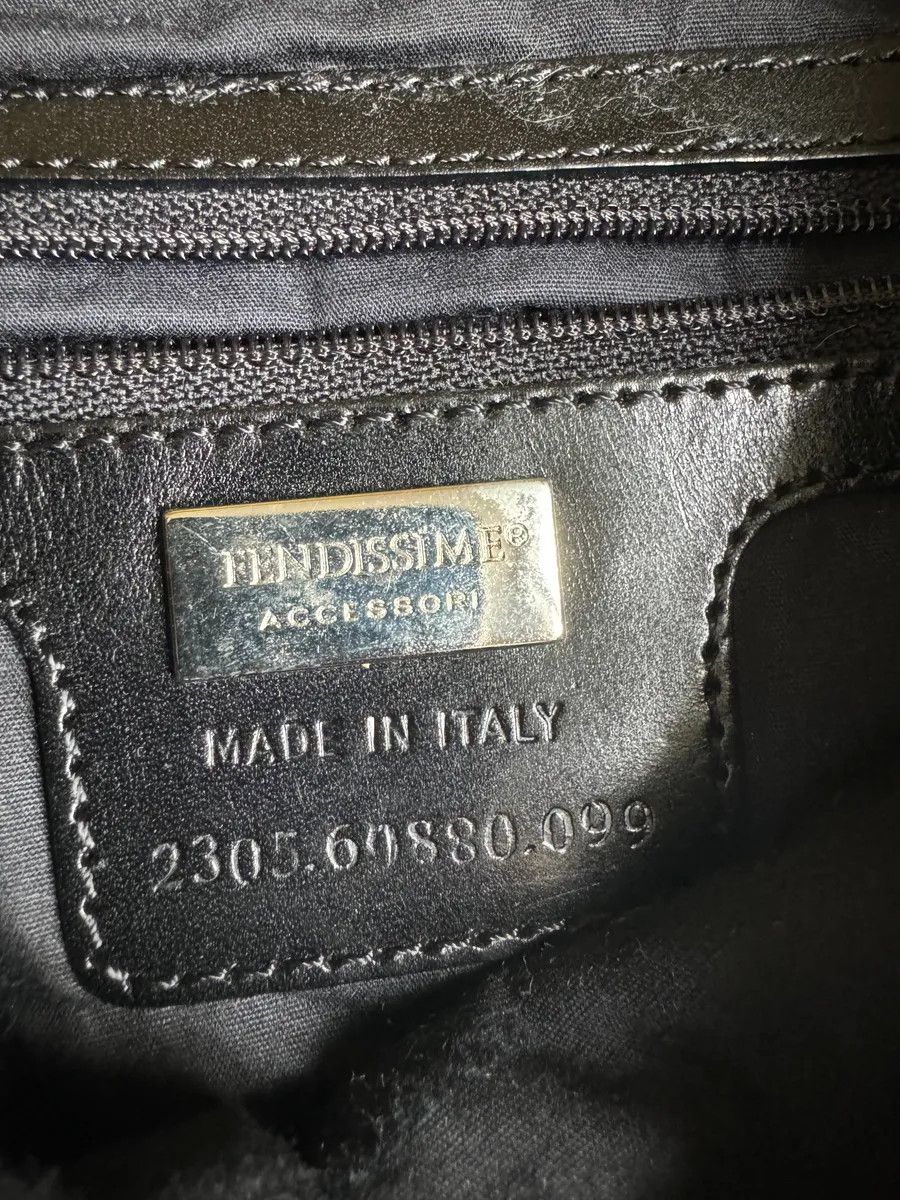 Fendi 2000s Fendi Black Modern Shoulder Bag Size ONE SIZE - 4 Thumbnail