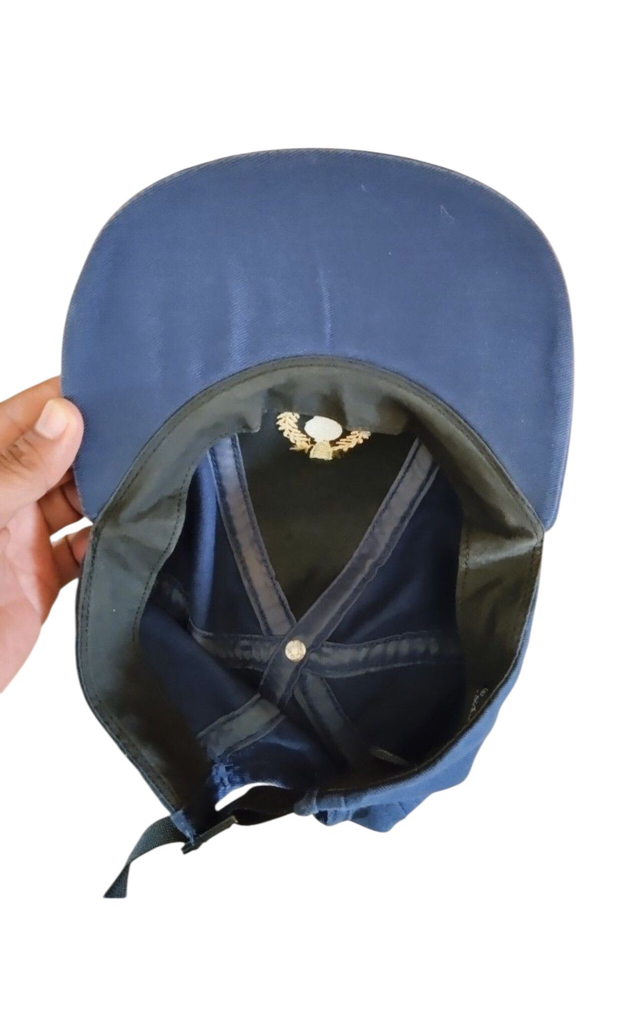 Burberry Vintage Burberrys Navy Blue Cap Size ONE SIZE - 6 Thumbnail