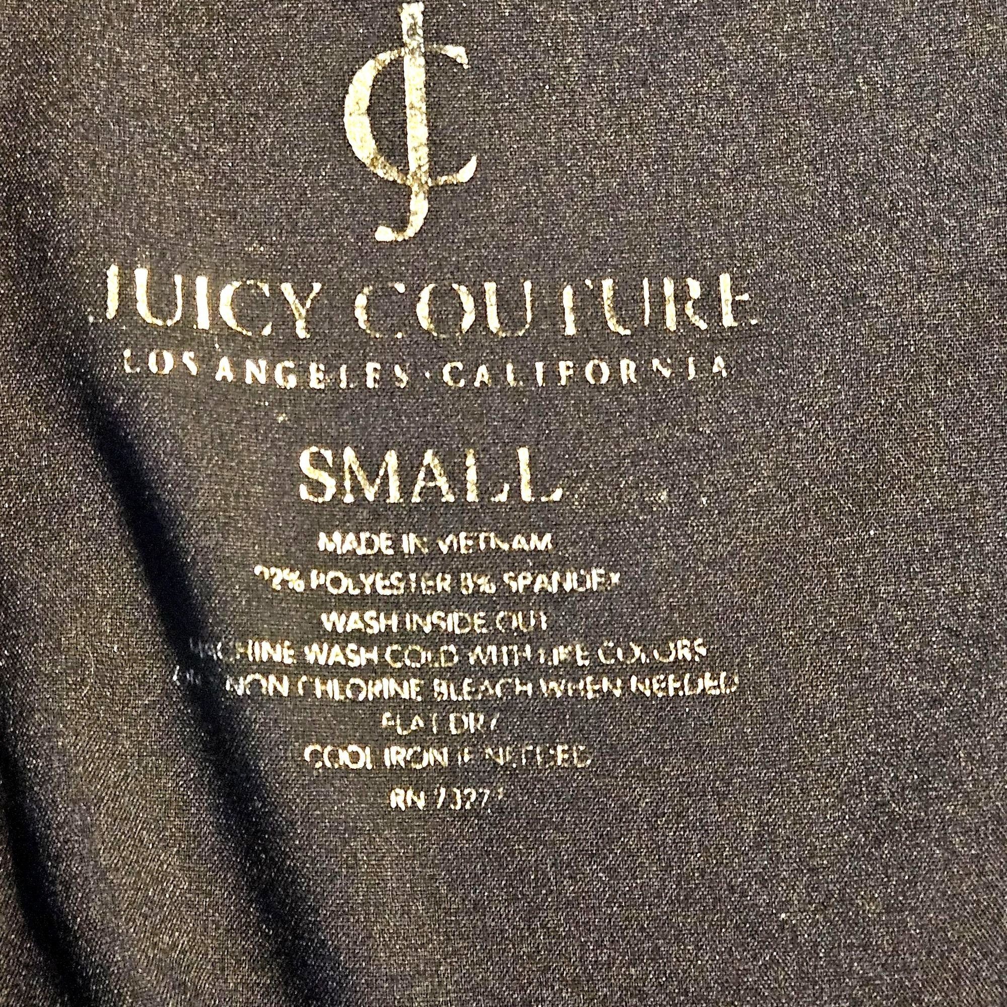 Juicy Couture Juicy Couture black Tie-Front Top S Minimalist Athleisure So Size S / US 4 / IT 40 - 4 Thumbnail