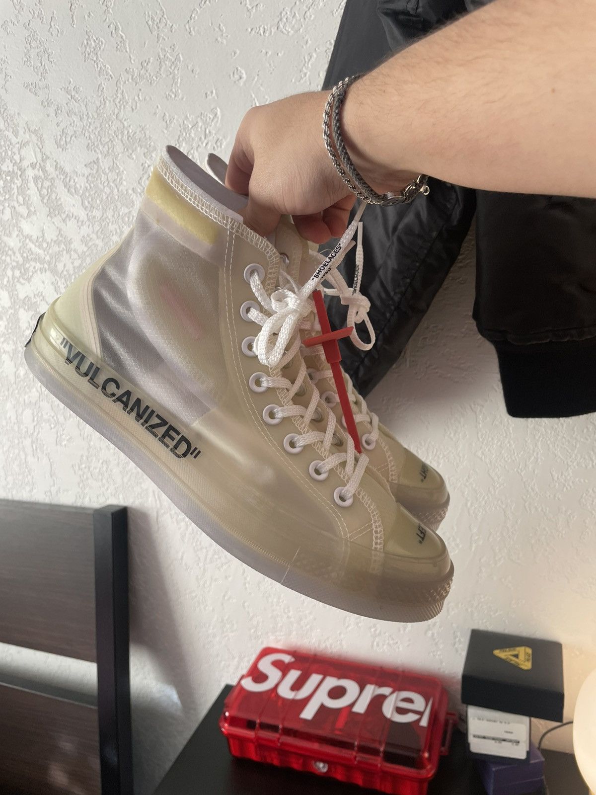 Converse × Off-White The ten Converse hi top all star Size US 8.5 / EU 41-42 - 22 Thumbnail