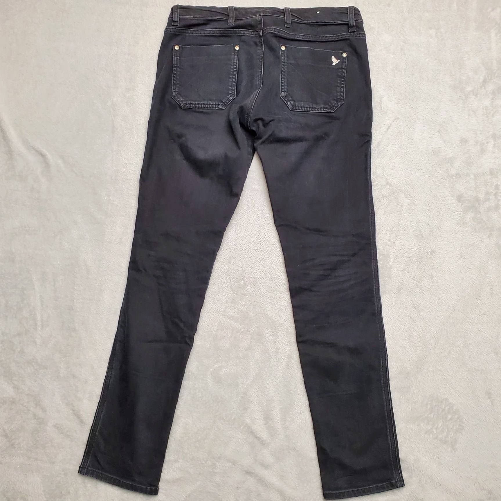Vintage MiH Jeans Women Size 30 Black Denum Ellsworth High Rise Skinny Casual Jeans Size 30" / US 8 / IT 44 - 7 Thumbnail