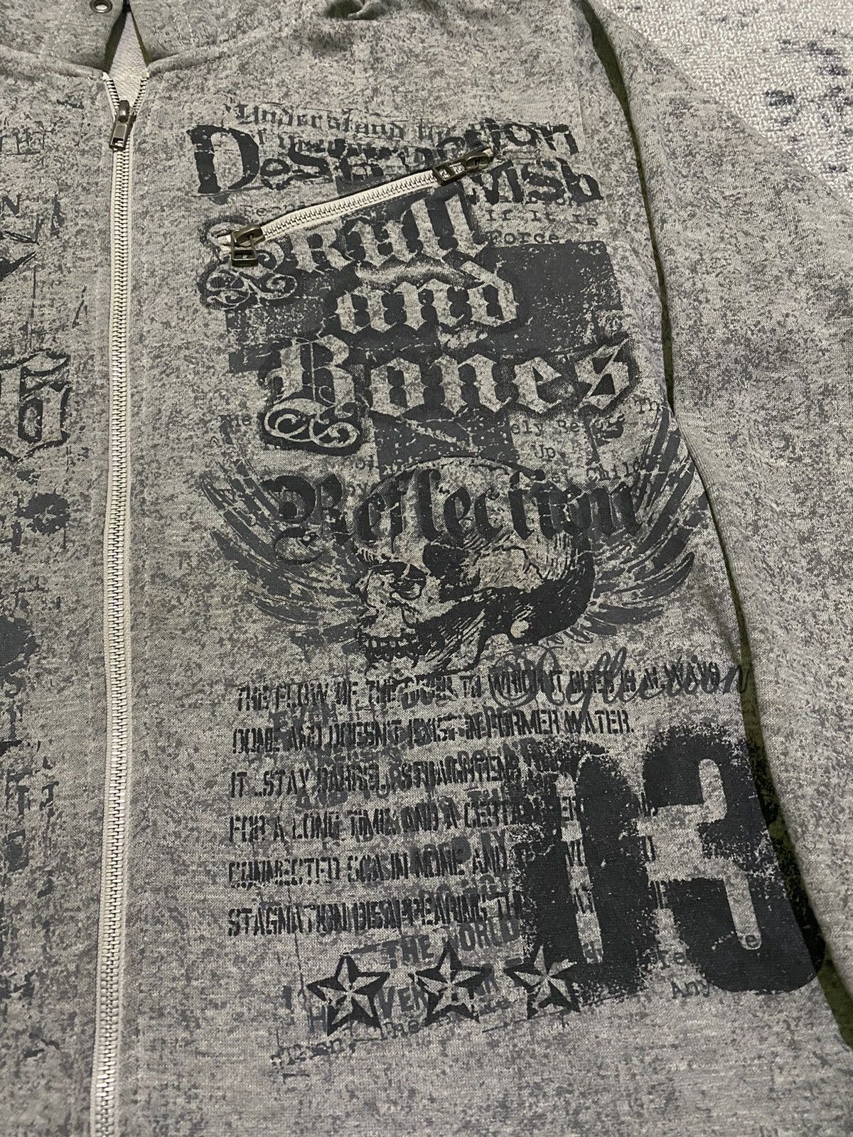 Hysteric Glamour Y2k Berning sho ifsixwasnine skull cross zip hoodie Size US M / EU 48-50 / 2 - 3 Thumbnail
