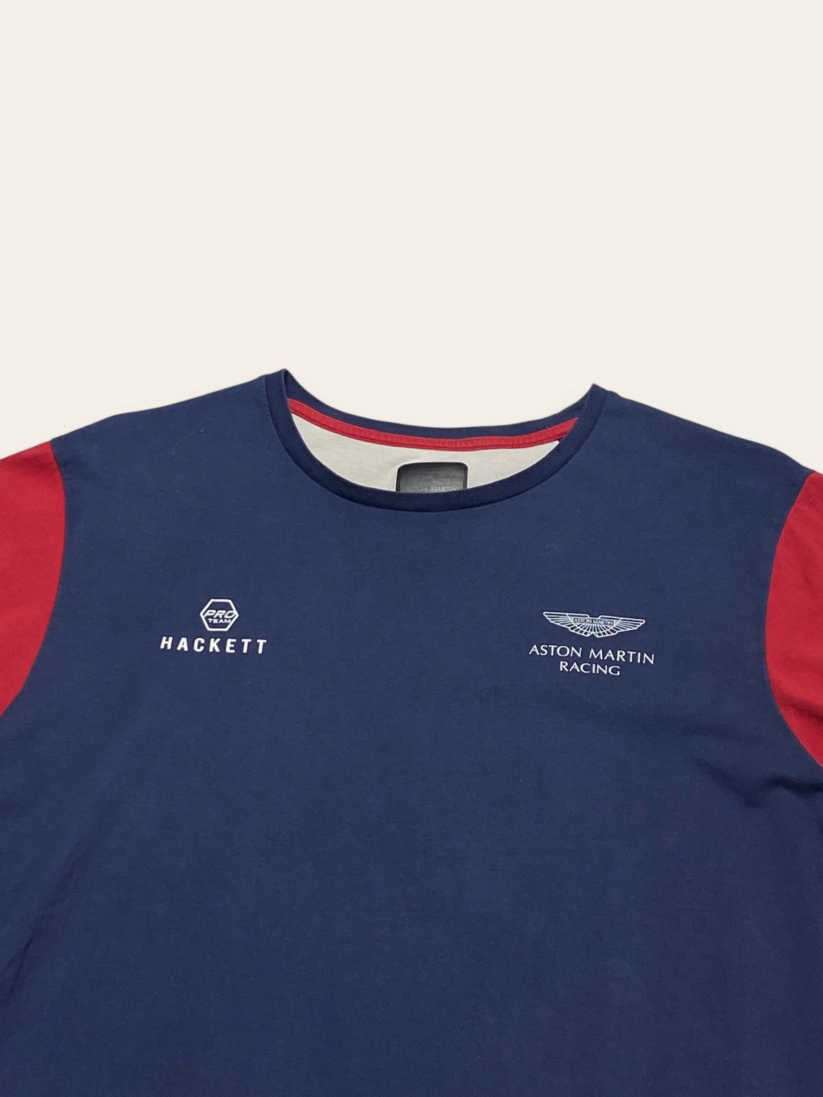 Hackett Vintage HACKETT ASTON MARTIN Navy Tee Shirt Size US S / EU 44-46 / 1 - 2 Thumbnail