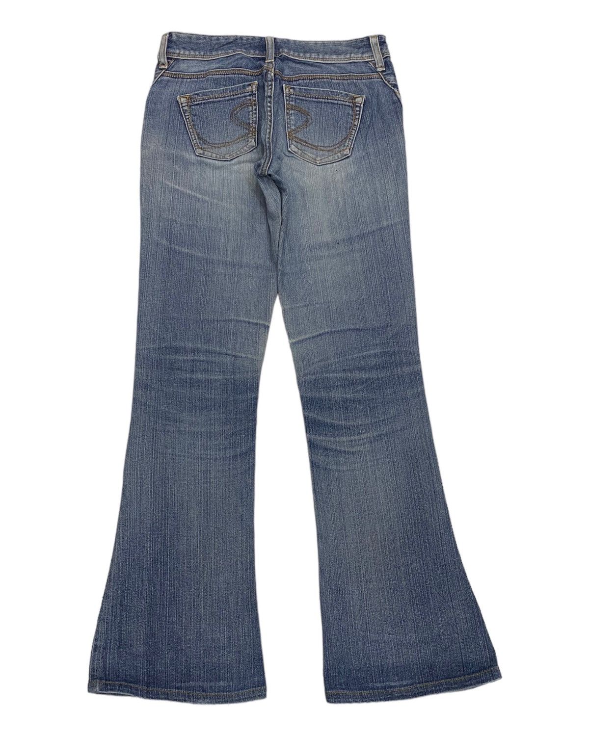 If Six Was Nine GEORGIA LOVE 🇯🇵 FLARE JEAN DISTRESSED DENIM JAPANESE BRAND Size 29" - 2 Thumbnail