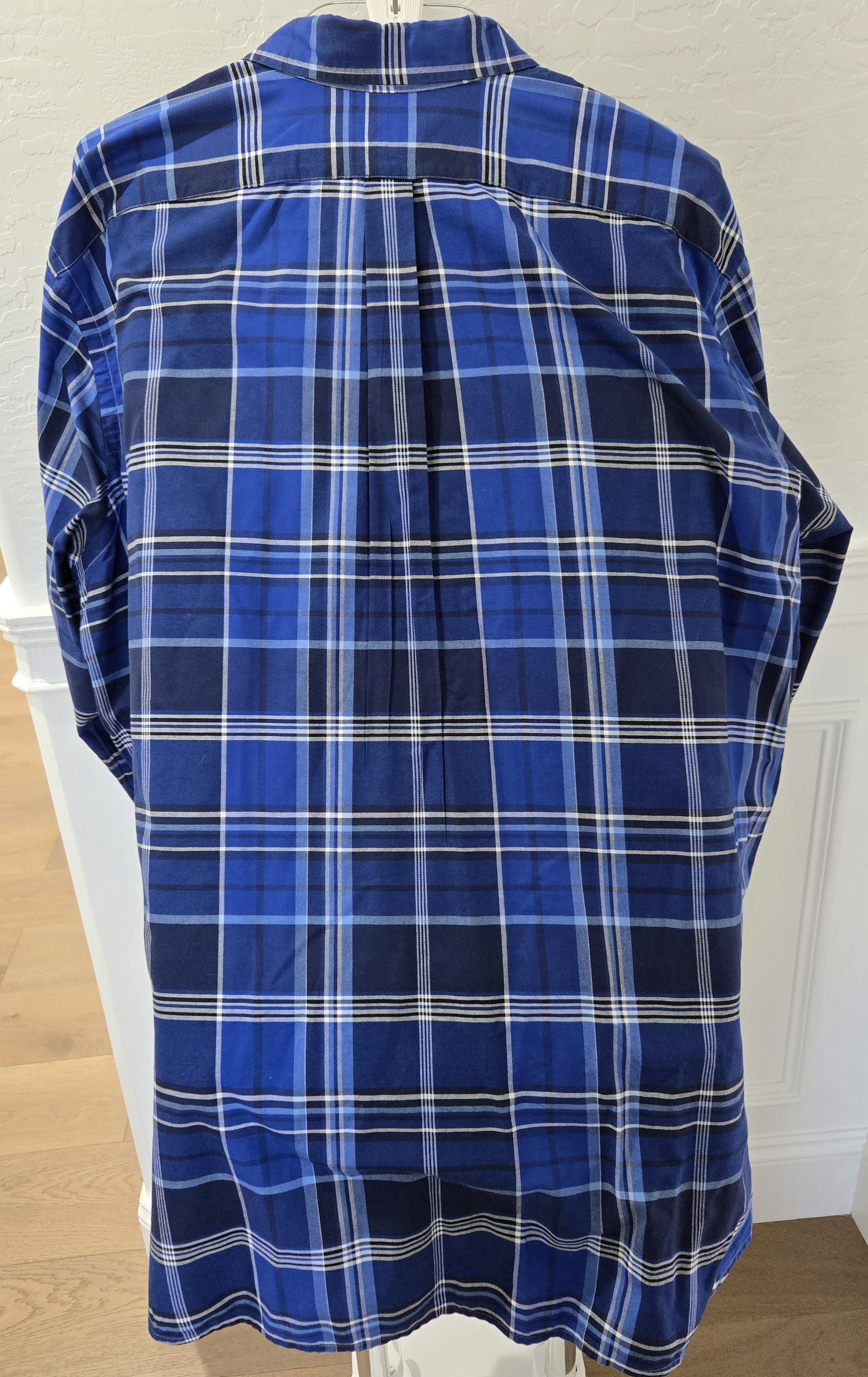 Polo Ralph Lauren Polo Ralph Lauren Blue Plaid Oxford Shirt - Size 2XB/2TG Size US XXL / EU 58 / 5 - 4 Thumbnail