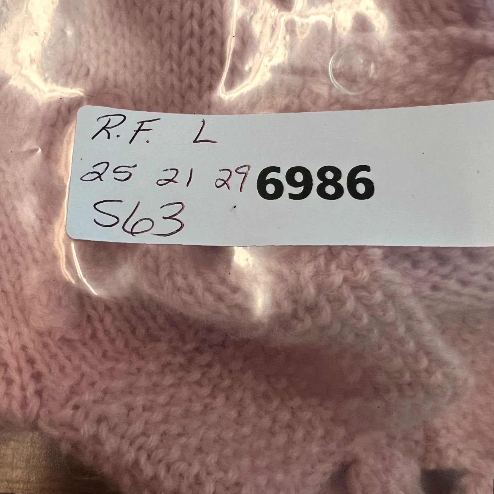 Pinko Roberta Frost Pink Cable-Knit Pullover Sweater - Women's Size L - Mock Neck, Alpaca, Casual, Solid, Long Sleeve Size L / US 10 / IT 46 - 6 Thumbnail