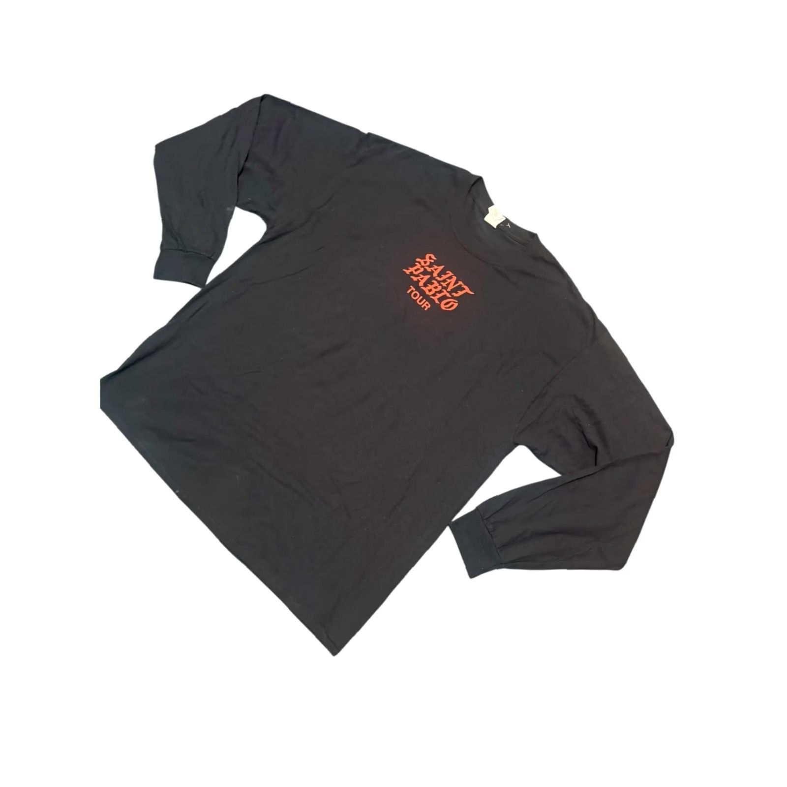 Vintage Saint Pablo Tour 2016 “General Admission” Long Sleeve T-Shirt XL Blk Kanye West Yeezus Men Shirt Black Cotton Blend Graphic Print Vintage No Size US XL / EU 56 / 4 - 4 Thumbnail