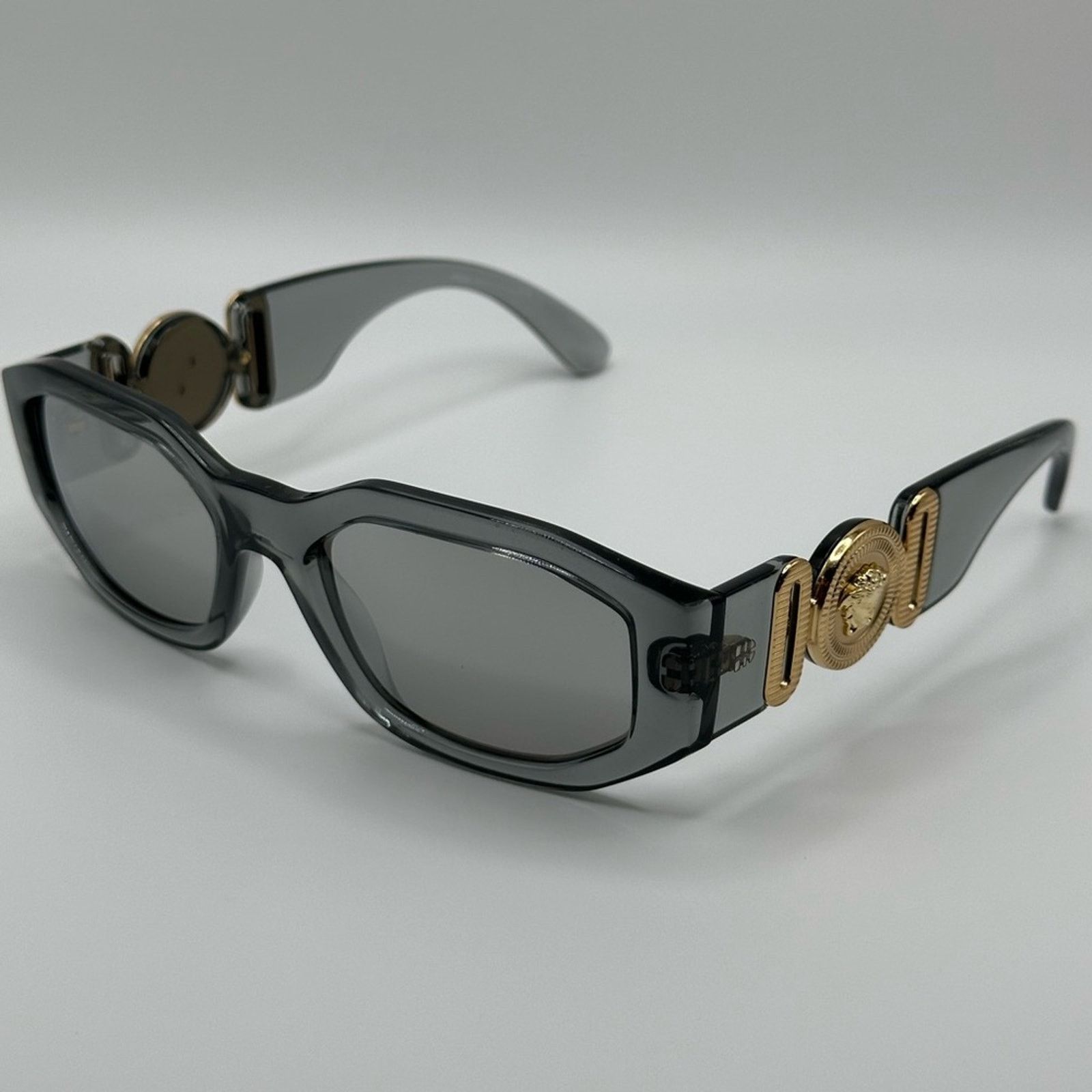 Versace NEW VERSACE VE4361 311/6G Transparent Grey/Light Grey Mirror Size ONE SIZE - 3 Thumbnail