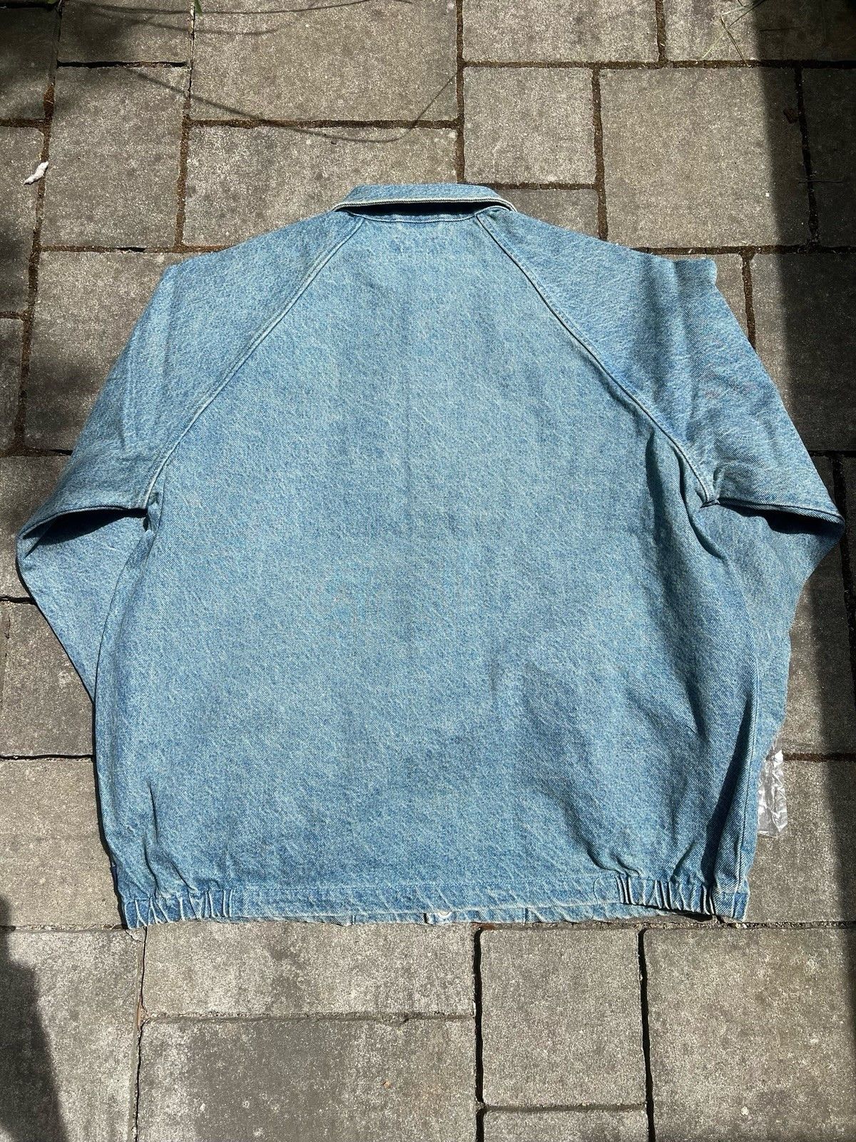 Supreme Arc Denim Coaches Jacket SS25 blue Denim size large