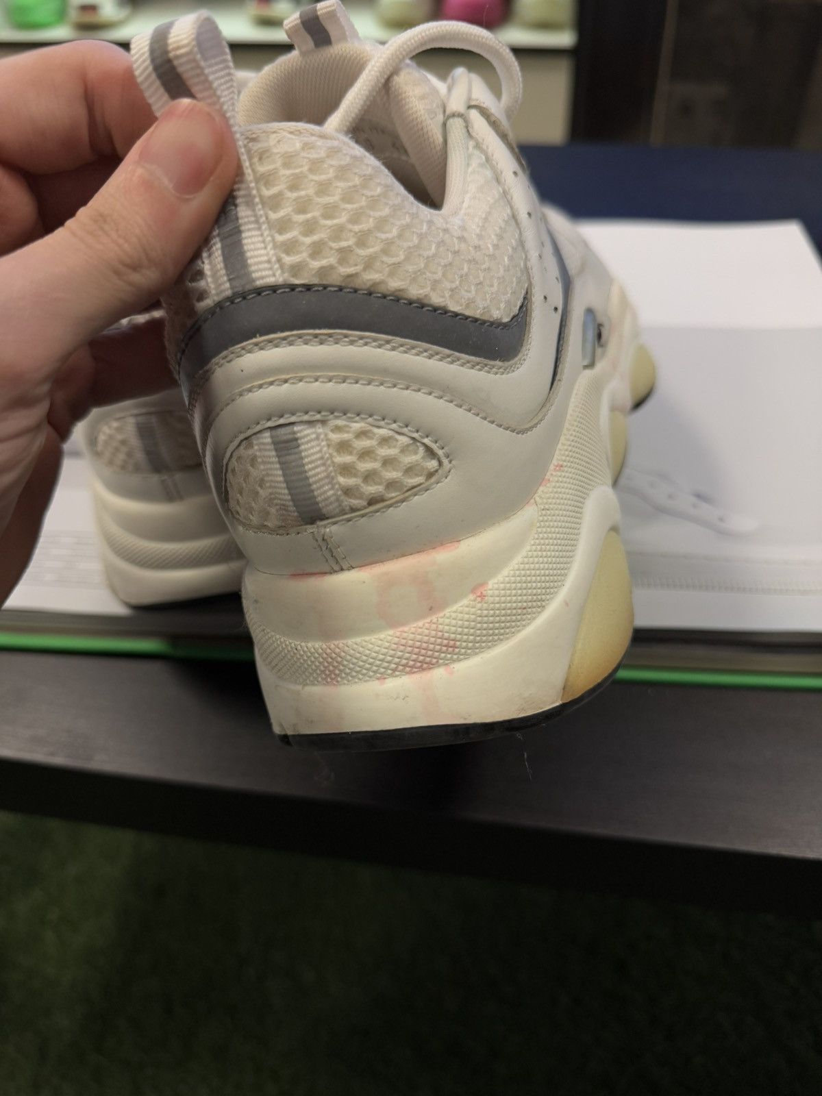 Dior Dior B22 White Low Top Sneakers 43EU/10US Worn Size US 10 / EU 43 - 17 Thumbnail