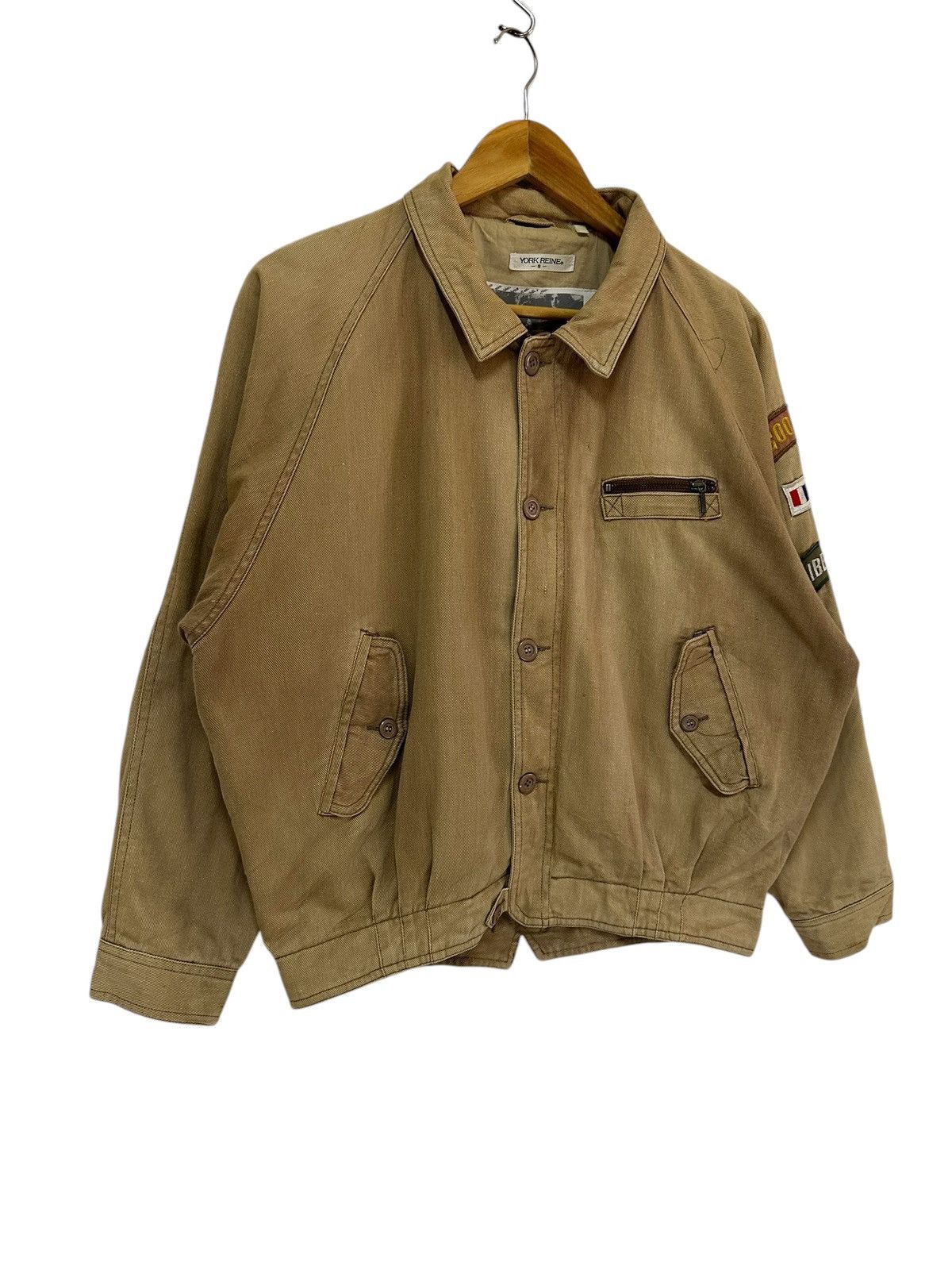 Vintage Vintage cotton york reine bomber jacket Size US M / EU 48-50 / 2 - 4 Thumbnail