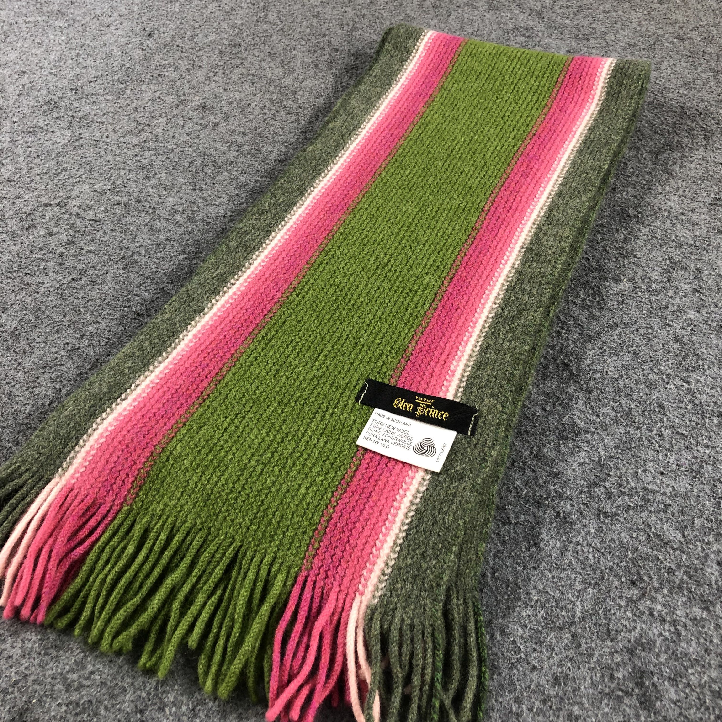 Vintage Glen Prince Scarf Muffler Wool V973 Size ONE SIZE - 3 Thumbnail