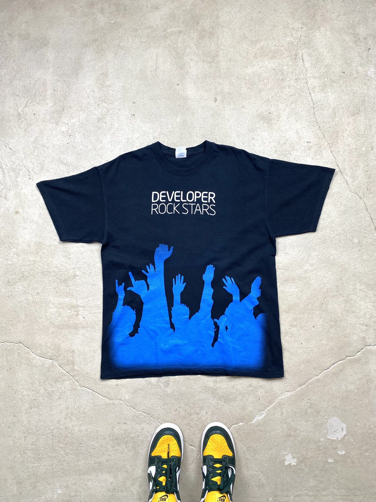 Other Vintage 00’s Intel Developer Rock Star T Shirt Apple Windows Size US L / EU 52-54 / 3 - 1 Thumbnail