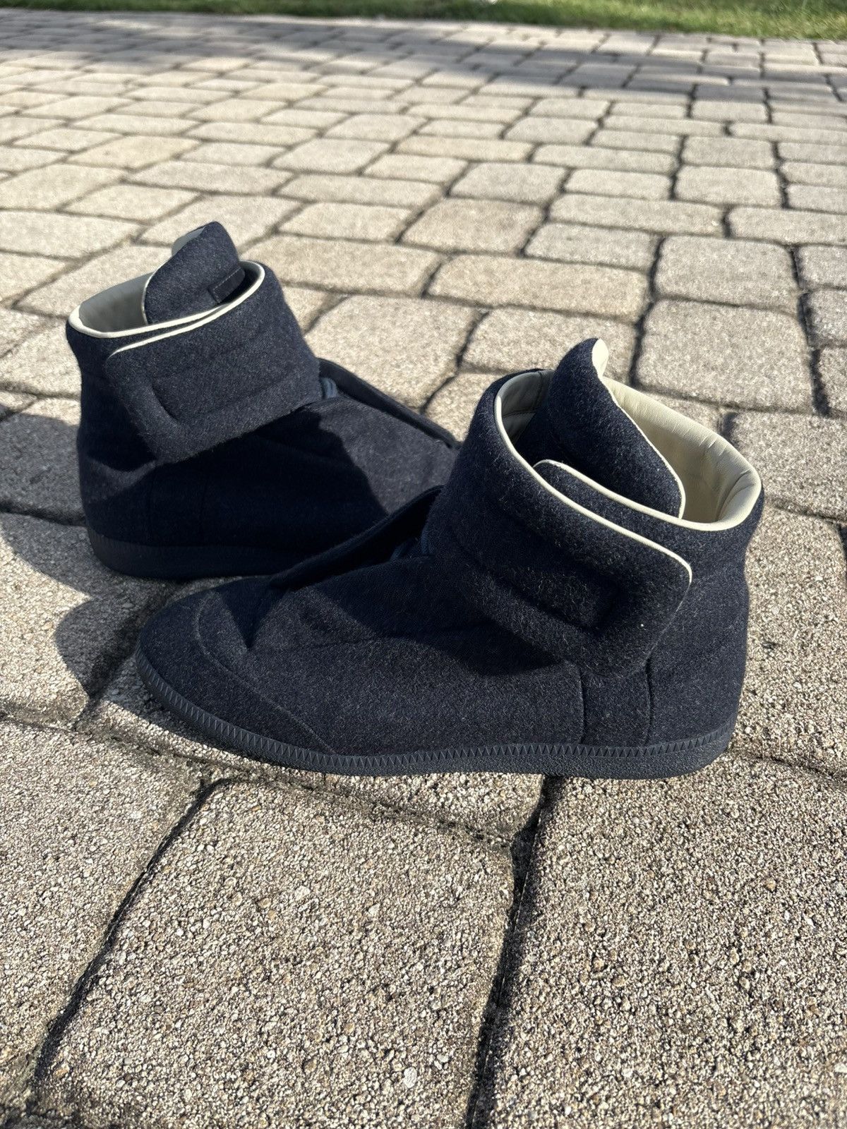 Maison Margiela Maison Margiela Future High ‘Navy Blue Wool’ Size US 11 / EU 44 - 2 Thumbnail